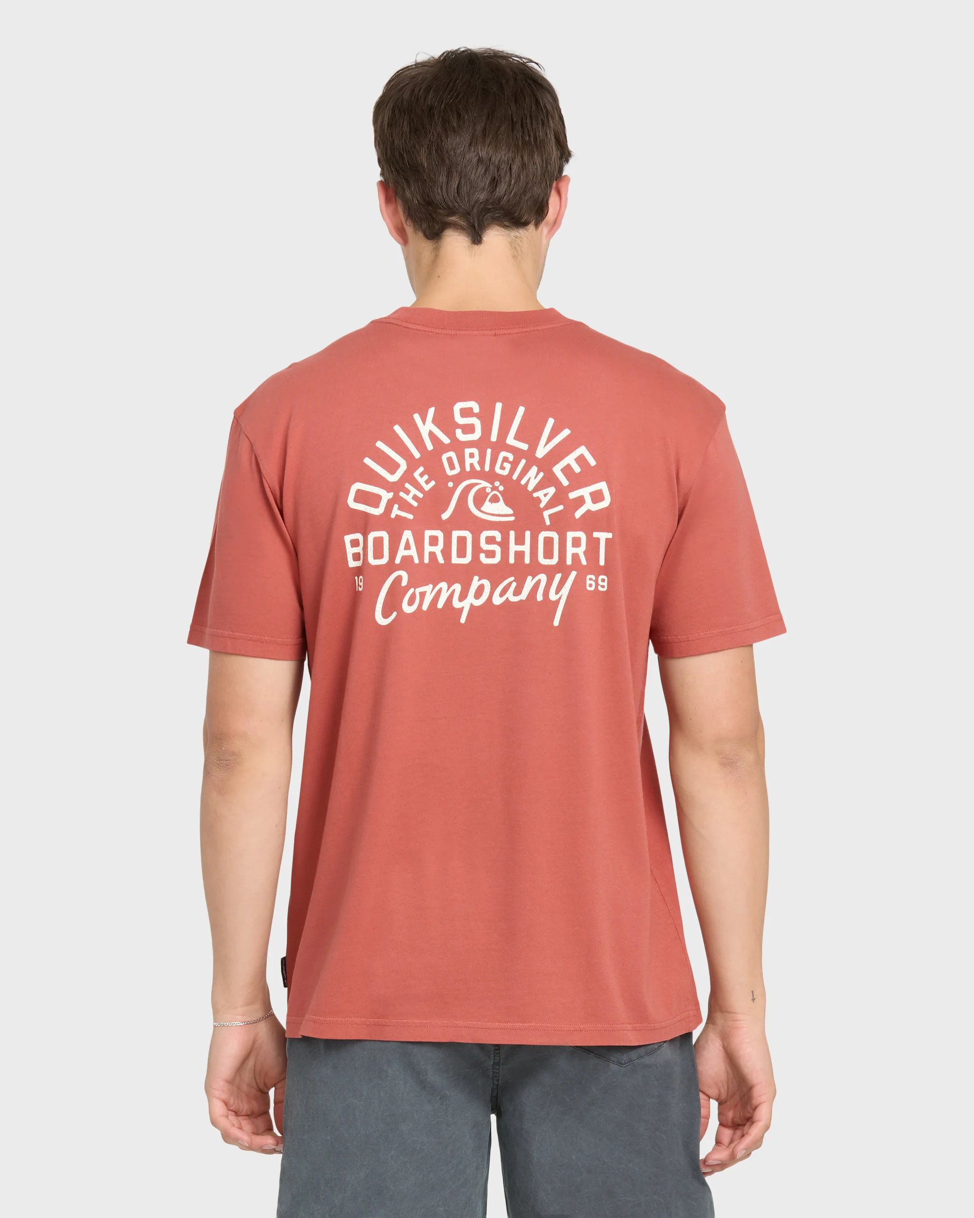 Factory Label Pigment Dye Short Sleeve Cotton T-Shirt - Bossa Nova 2 Factory Label Pigment Dye Short Sleeve Cotton T-Shirt - Bossa Nova