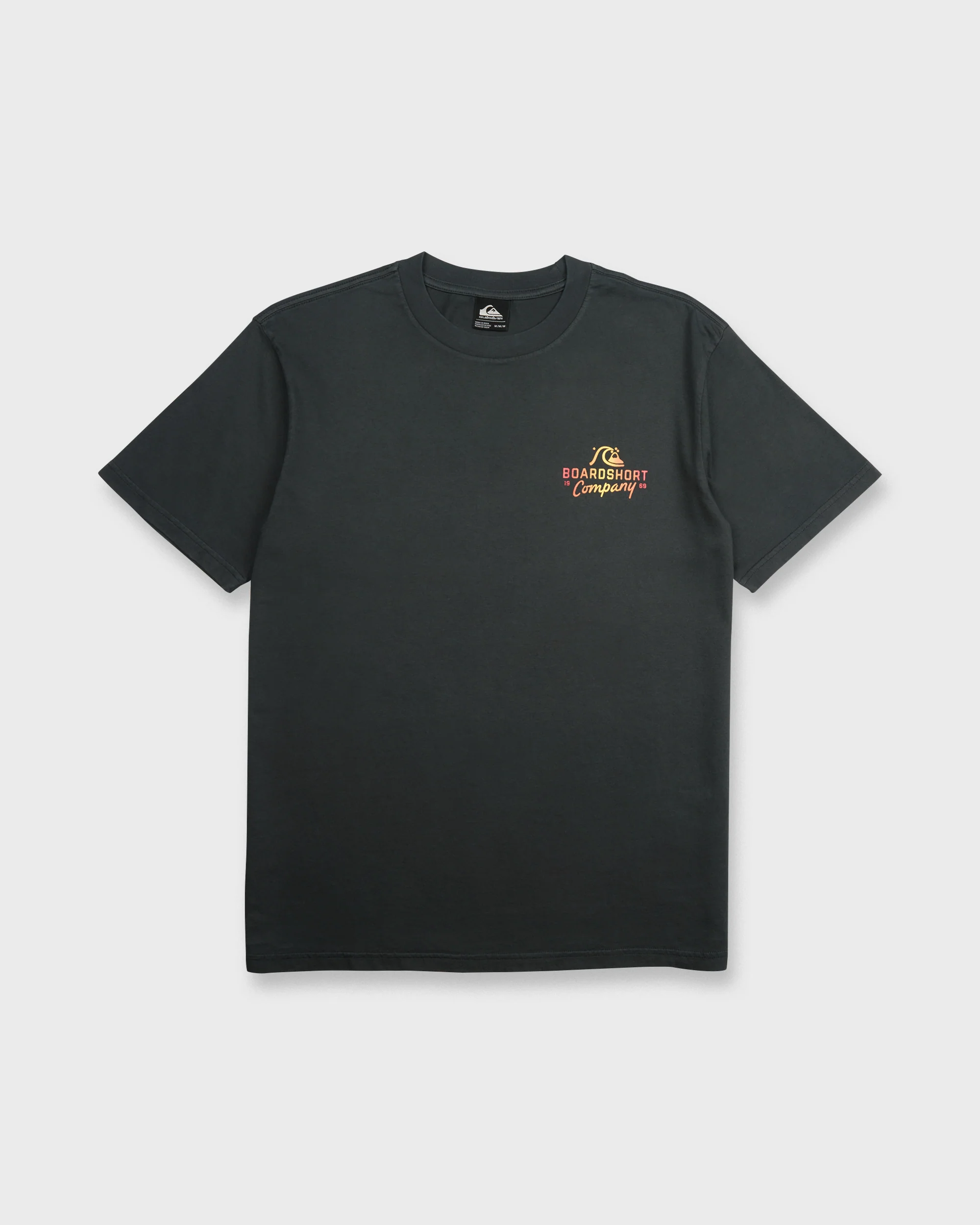 Factory Label Pigment Dye Short Sleeve Cotton T-Shirt - Phantom 6 Factory Label Pigment Dye Short Sleeve Cotton T-Shirt - Phantom