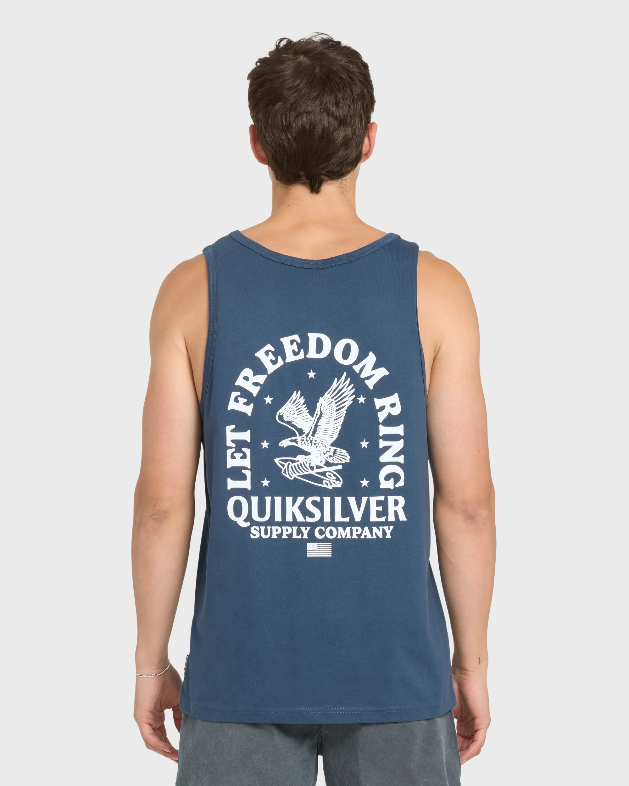Freedom Ring Tank Top - Dark Denim 2 Freedom Ring Tank Top - Dark Denim
