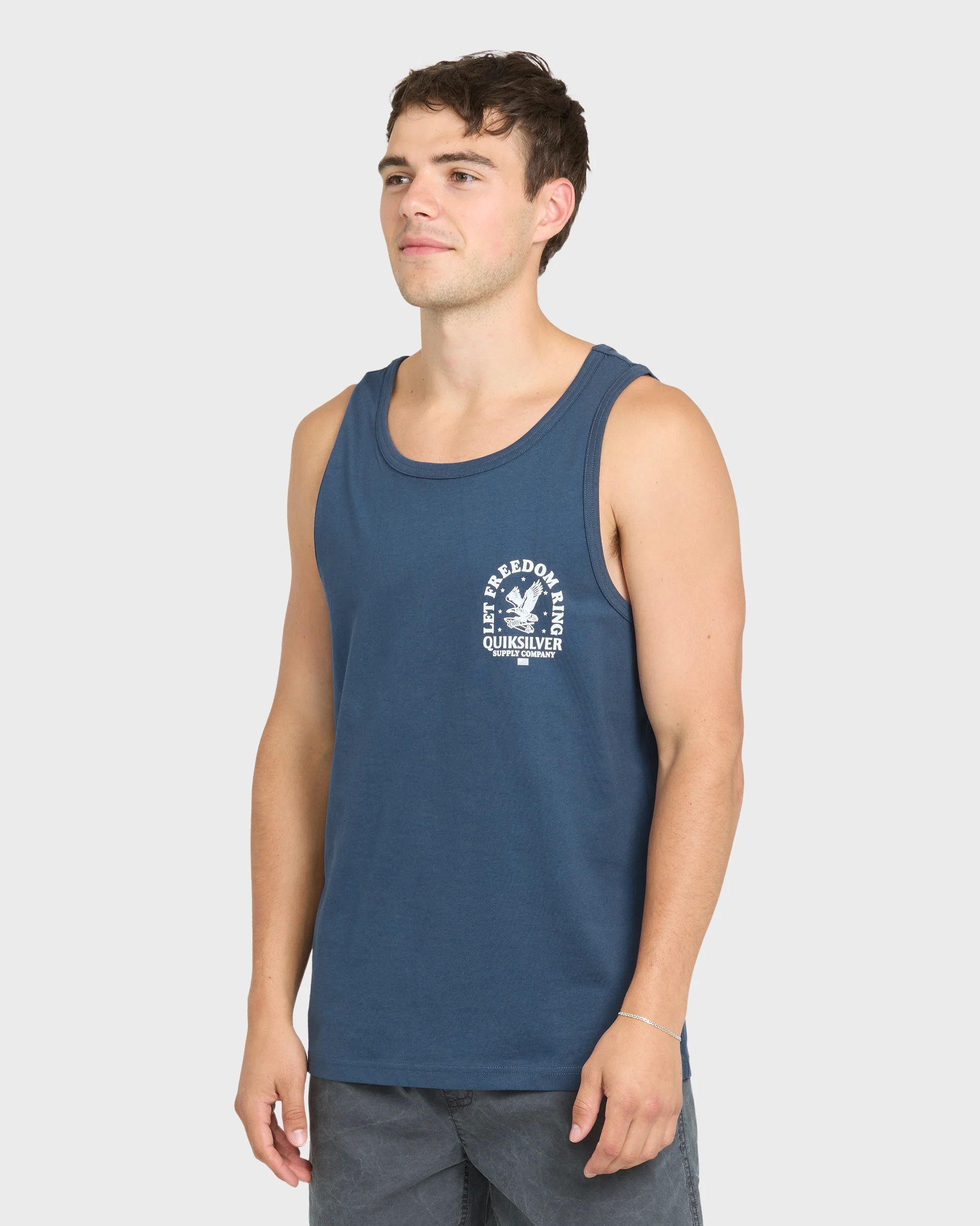 Freedom Ring Tank Top - Dark Denim 3 Freedom Ring Tank Top - Dark Denim