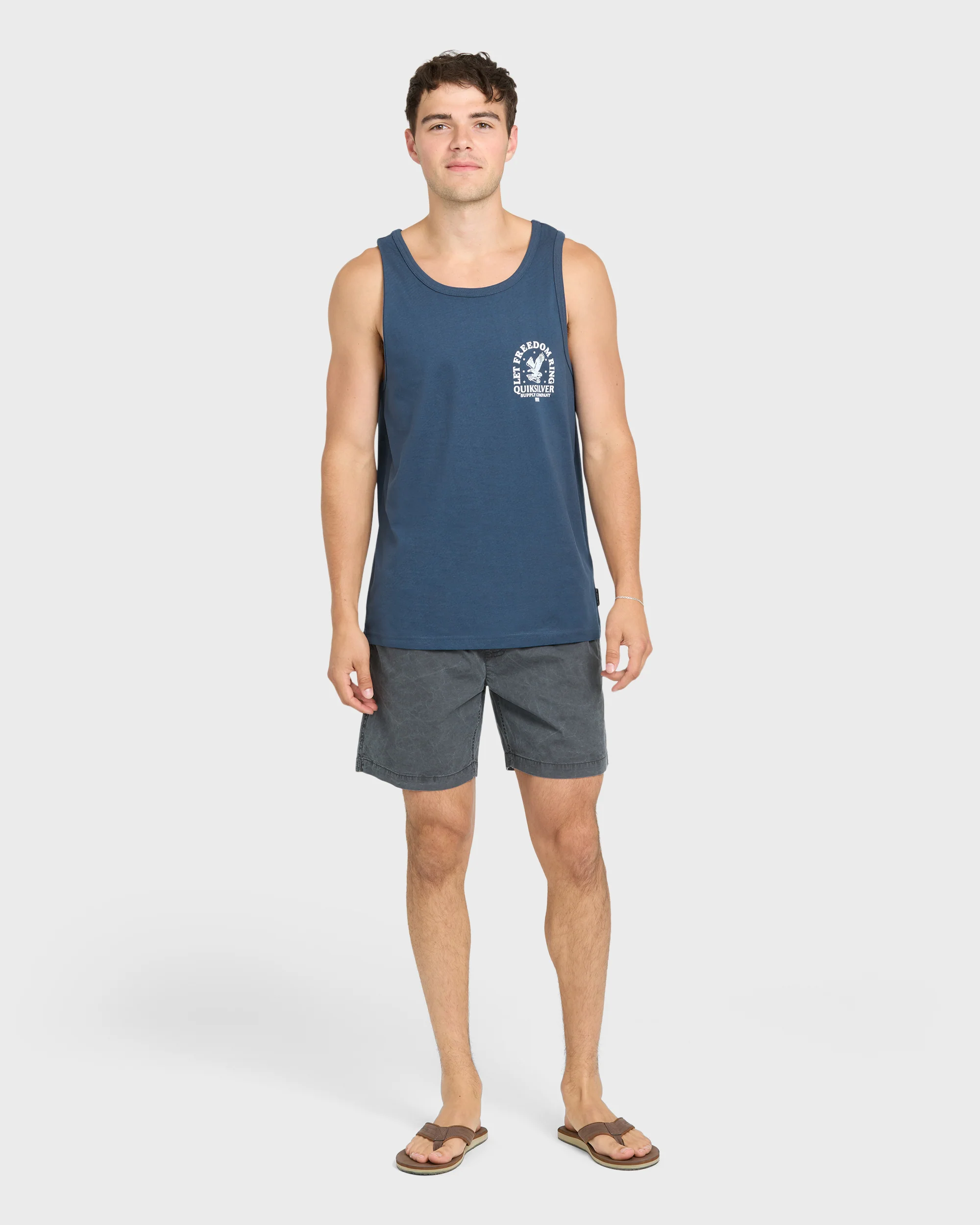 Freedom Ring Tank Top - Dark Denim 4 Freedom Ring Tank Top - Dark Denim