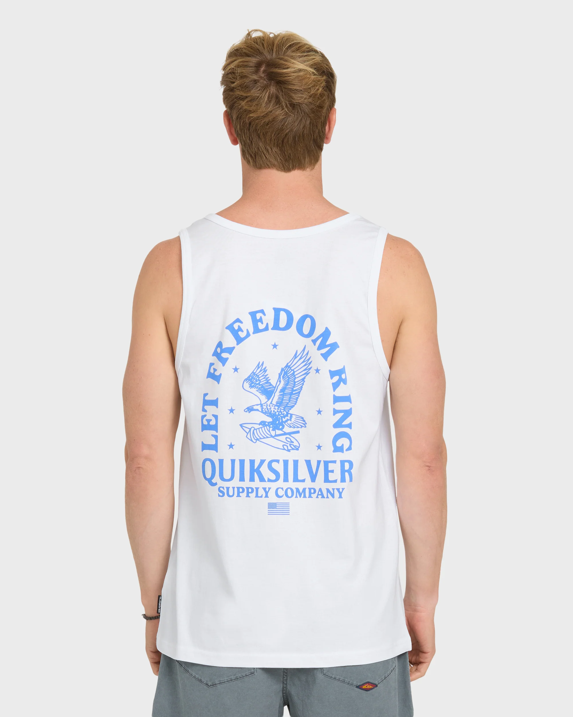 Freedom Ring Tank Top - White 2 Freedom Ring Tank Top - White