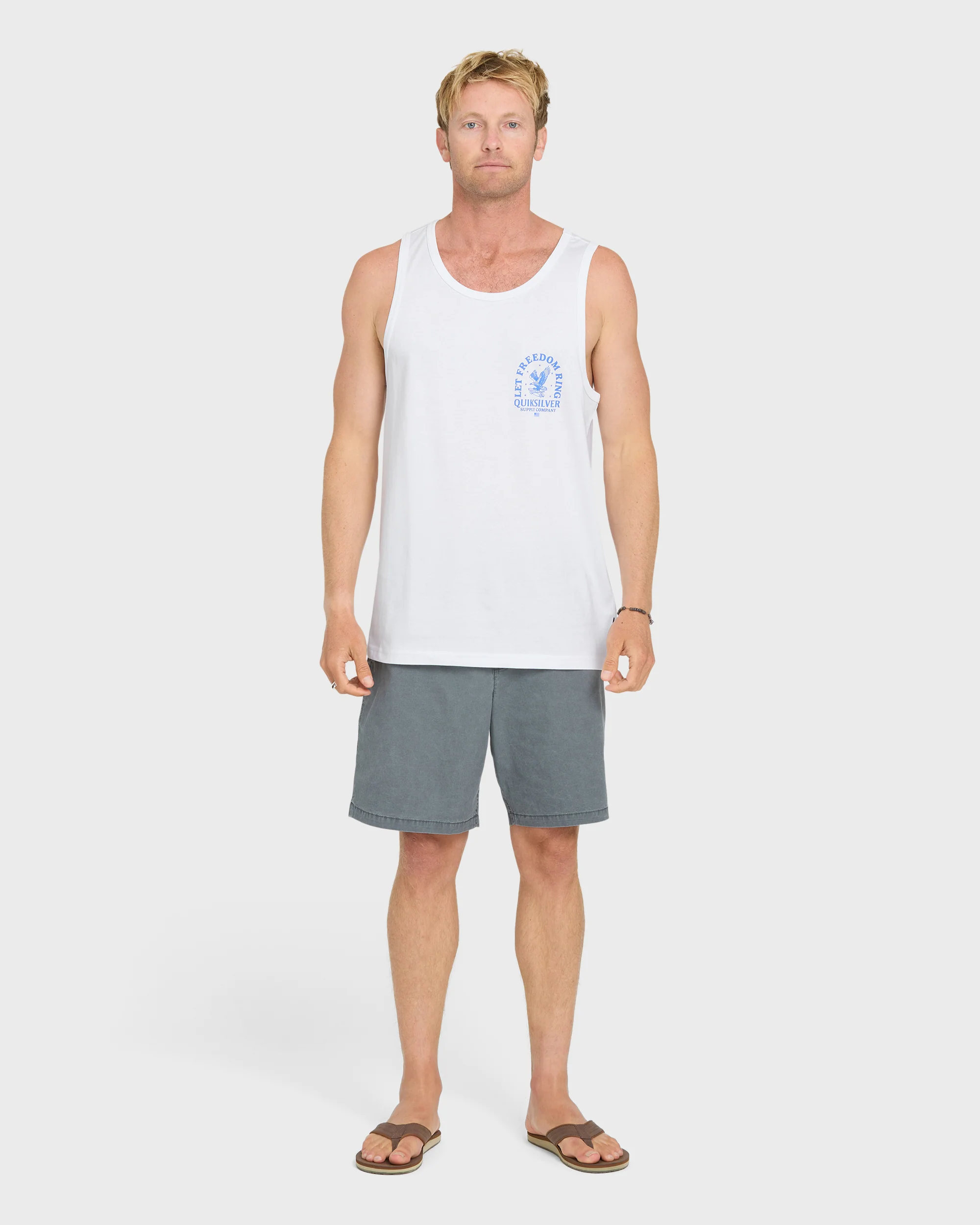 Freedom Ring Tank Top - White 4 Freedom Ring Tank Top - White