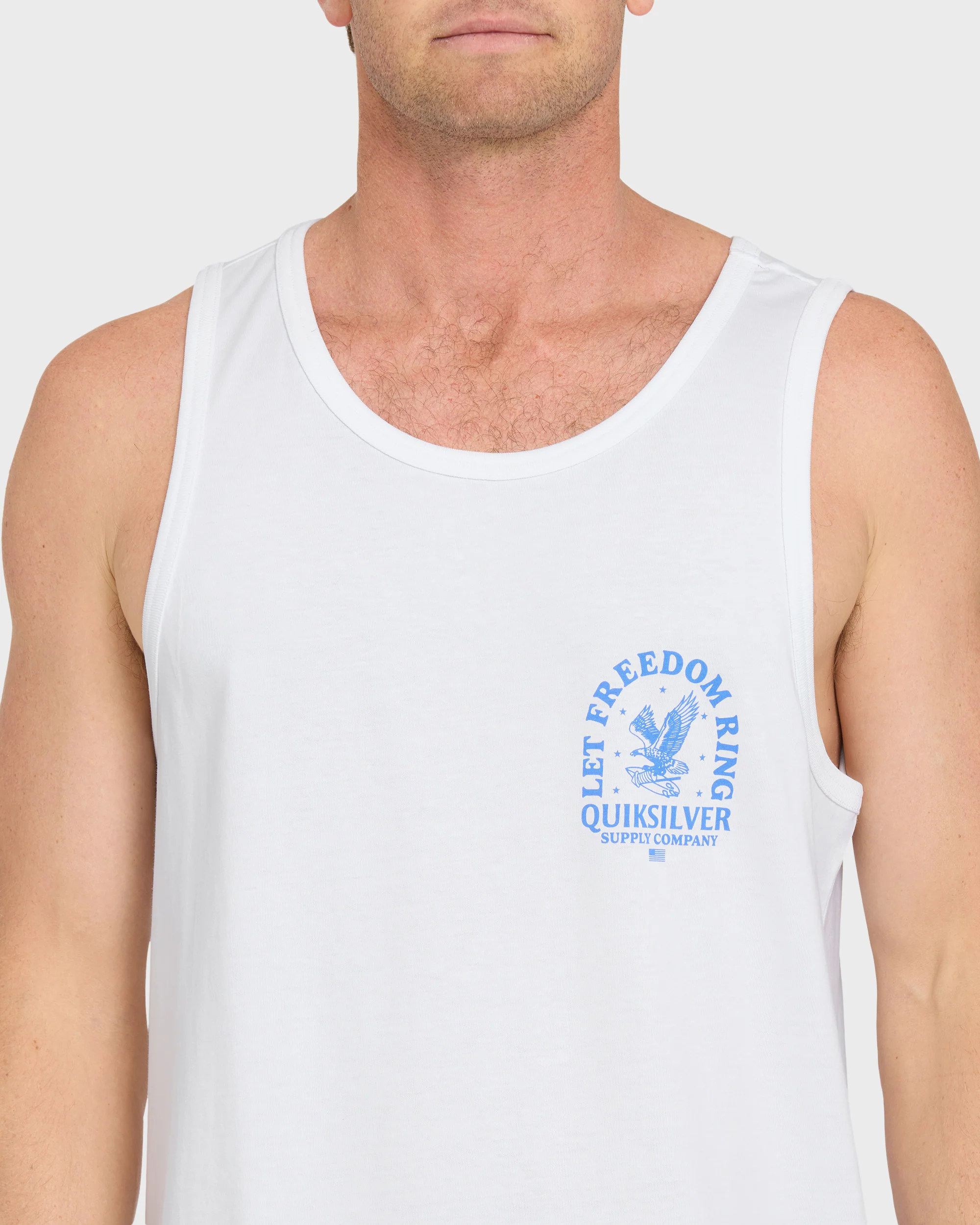 Freedom Ring Tank Top - White 5 Freedom Ring Tank Top - White