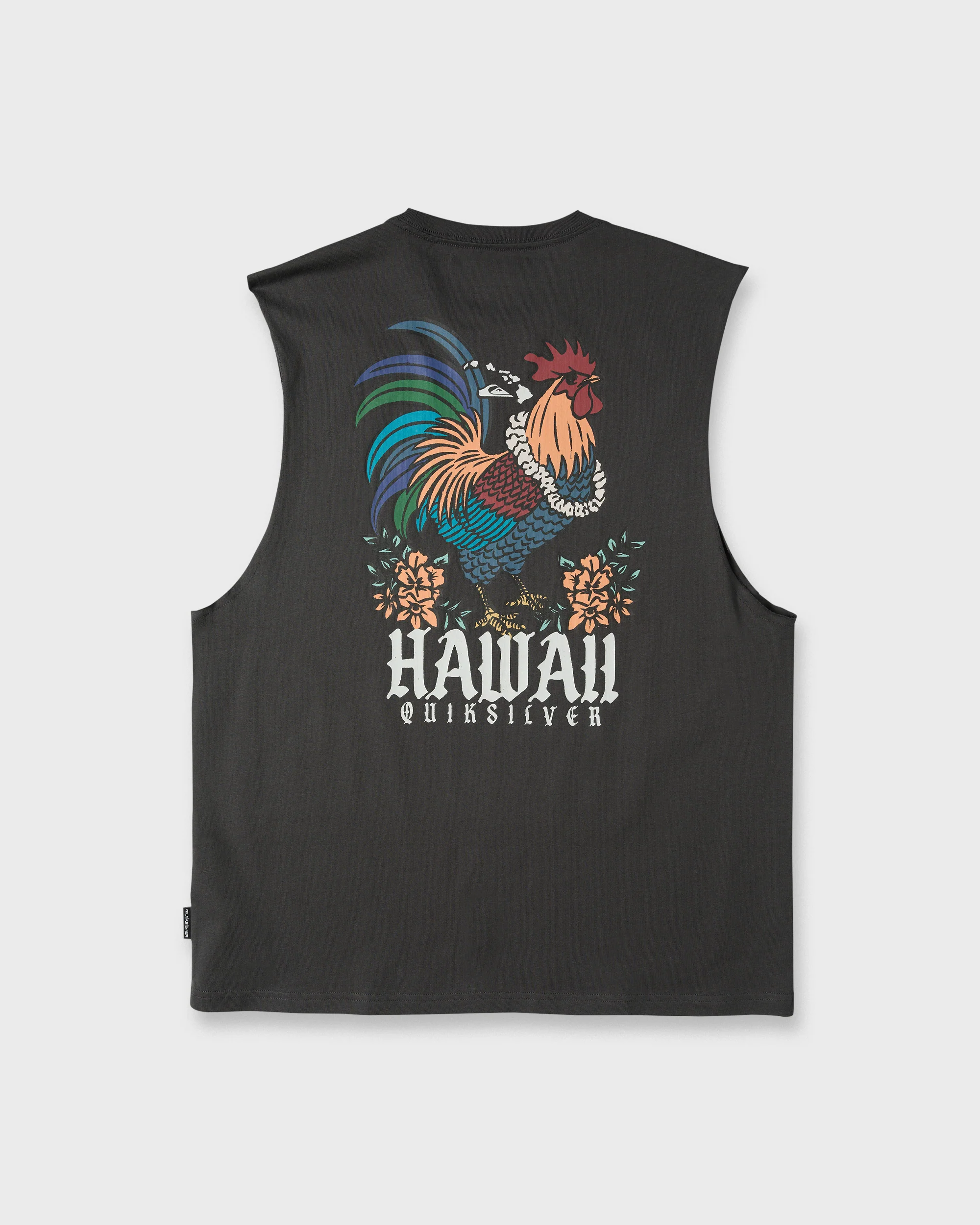 Hawaii Da Rooster Sleeveless Knit T-Shirt - Phantom 6 Hawaii Da Rooster Sleeveless Knit T-Shirt - Phantom