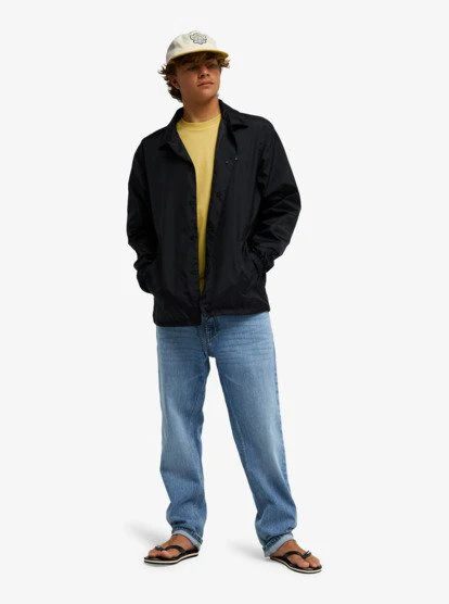 One Piece Coach Water-Repellent Jacket - Black 5 One Piece Coach Water-Repellent Jacket - Black