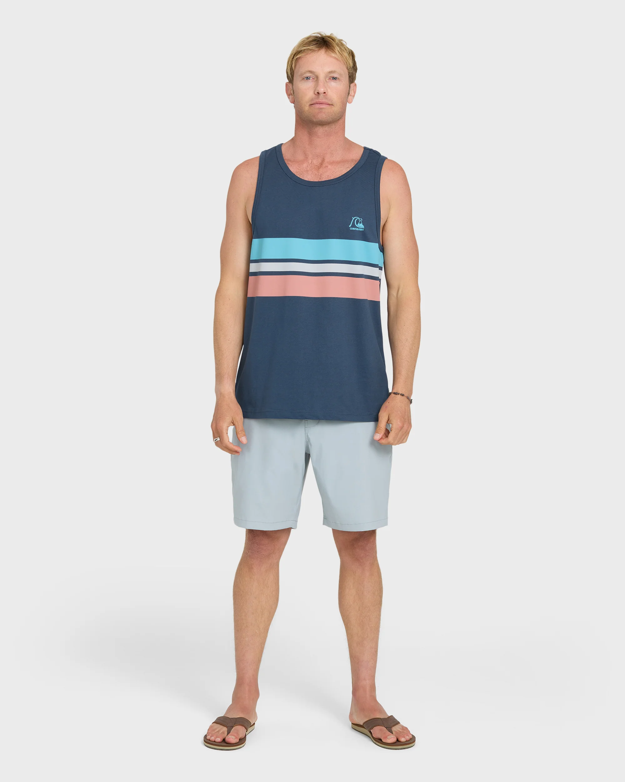 Original Stripe Tank Top - Dark Denim 4 Original Stripe Tank Top - Dark Denim