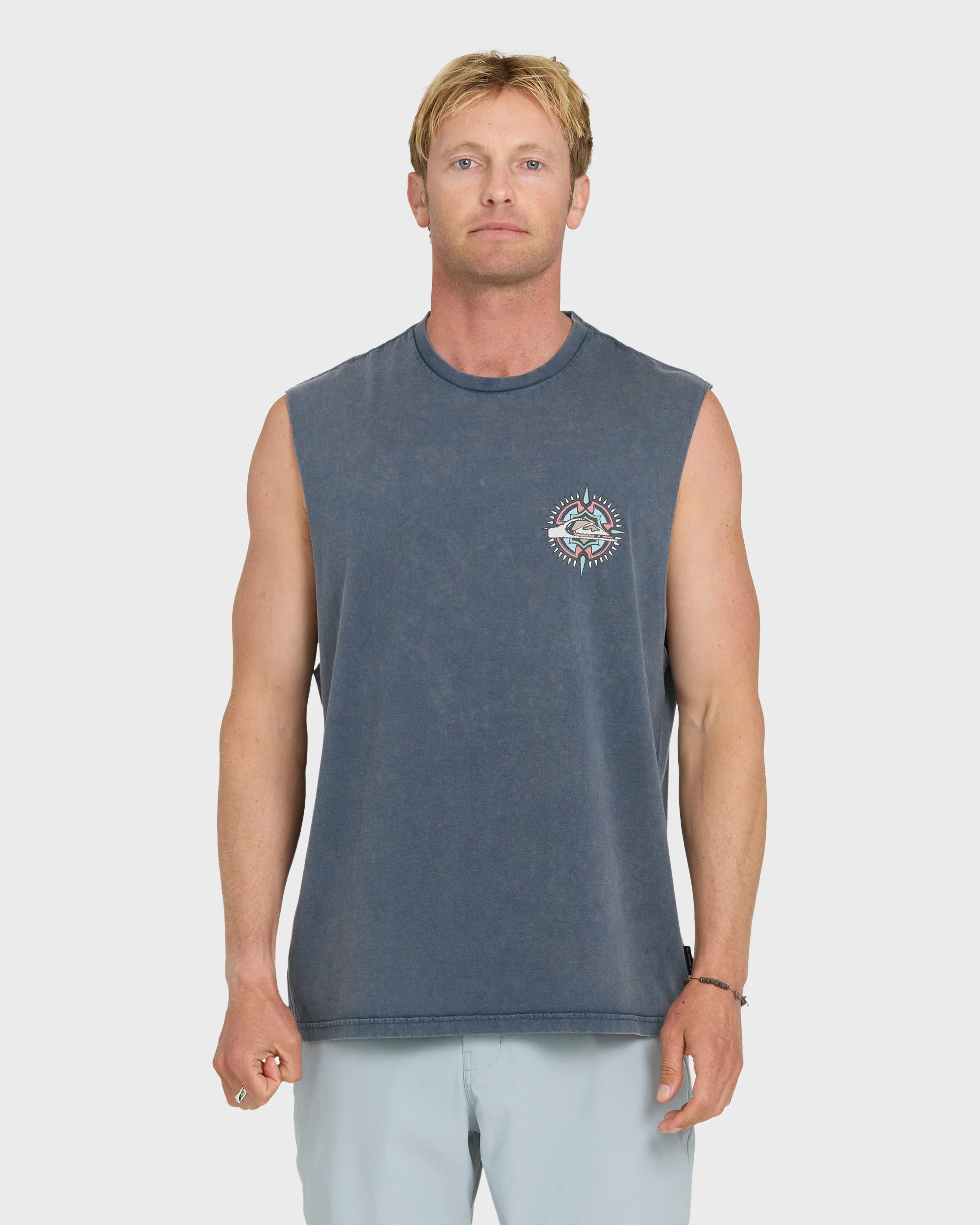 Shooting Stars Tank Top - Dark Denim 1 Shooting Stars Tank Top - Dark Denim