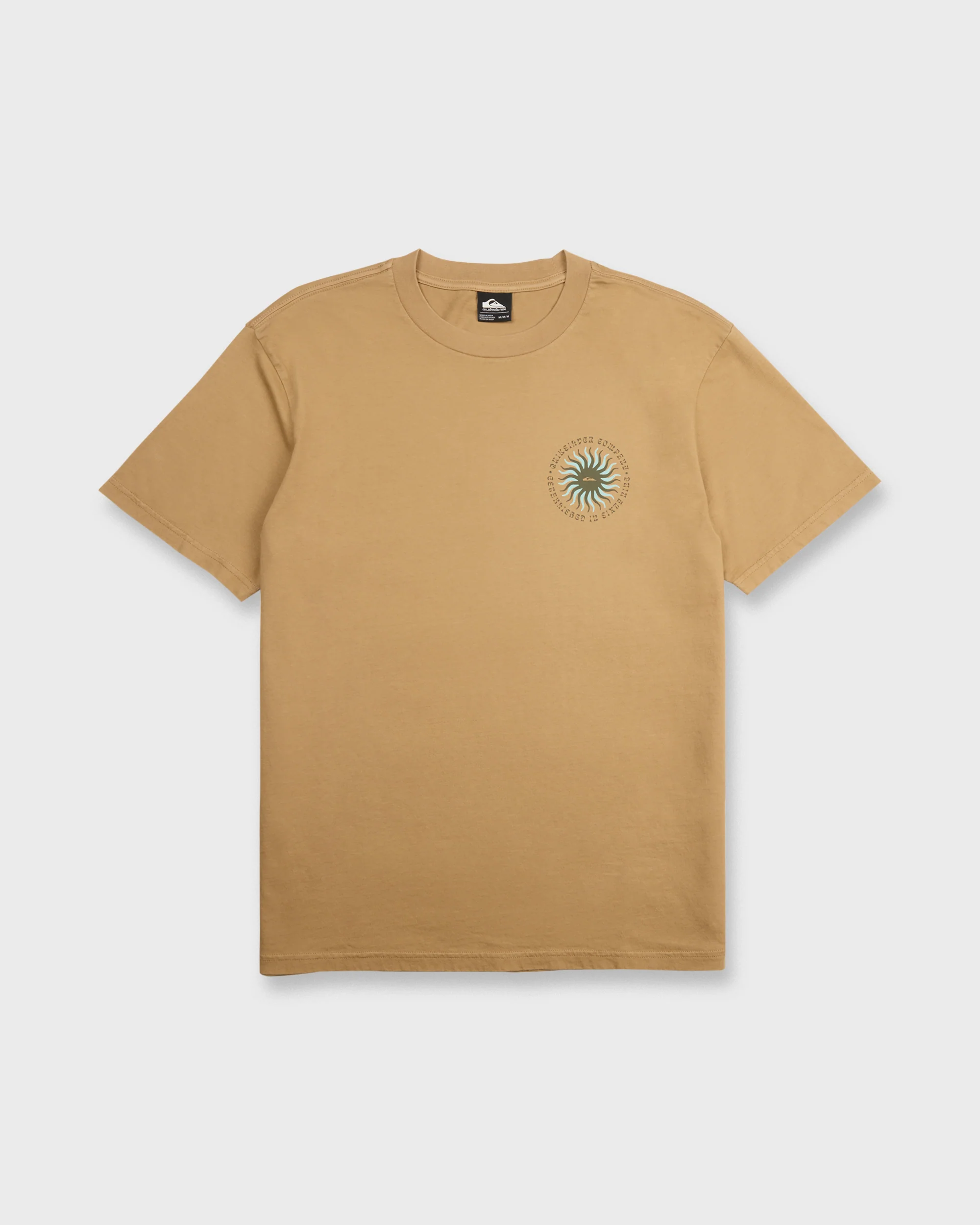 Sunny Day Pigment Dye Short Sleeve Cotton T-Shirt - Tobacco 6 Sunny Day Pigment Dye Short Sleeve Cotton T-Shirt - Tobacco