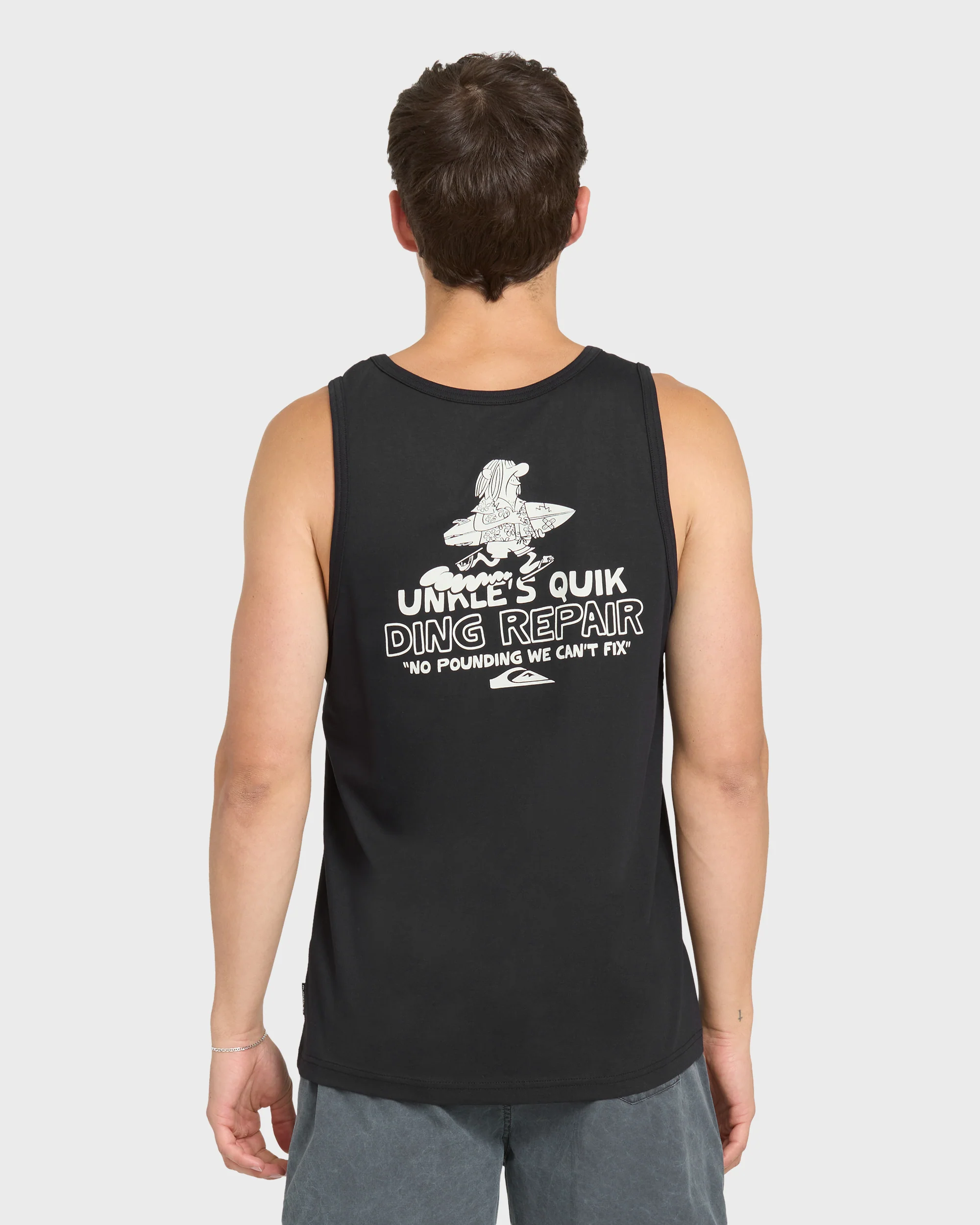 Unkle Dink Repair Tank Top - Black 2 Unkle Dink Repair Tank Top - Black