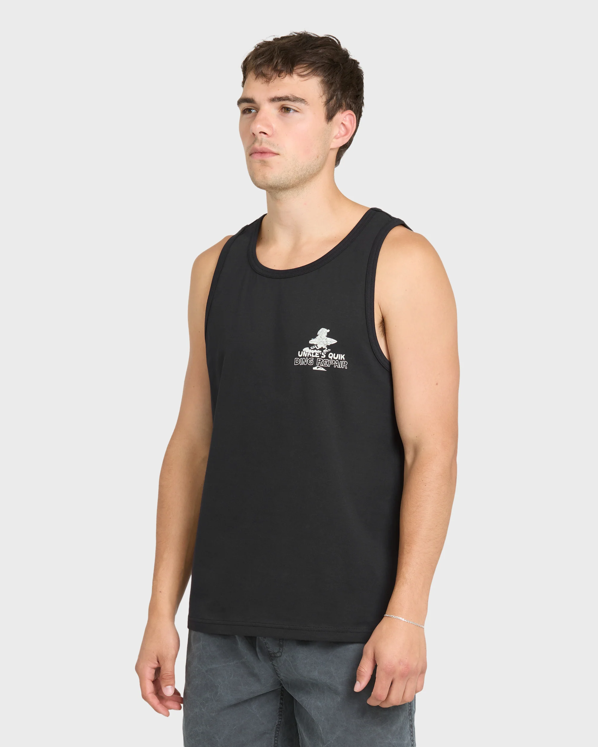 Unkle Dink Repair Tank Top - Black 3 Unkle Dink Repair Tank Top - Black