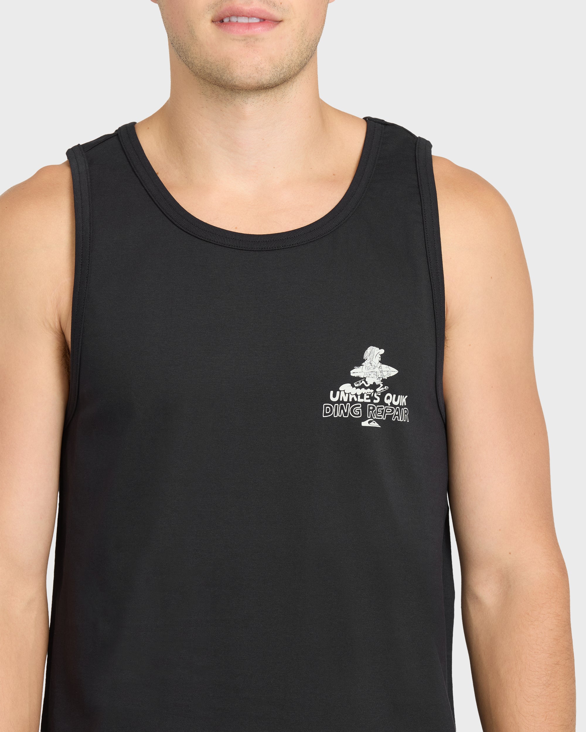 Unkle Dink Repair Tank Top - Black 5 Unkle Dink Repair Tank Top - Black
