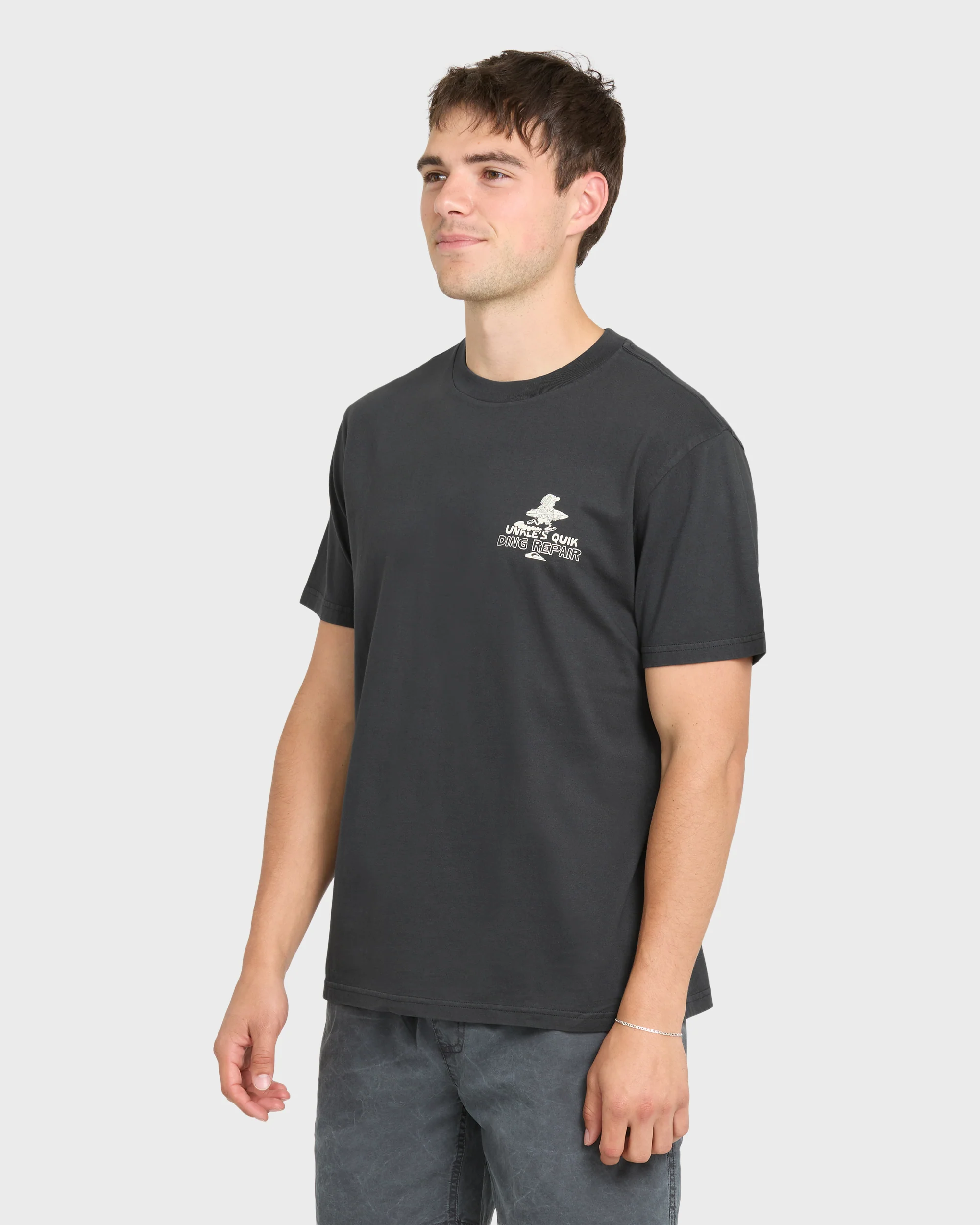 Unkles Ding Repair Pigment Dye Short Sleeve Knit T-Shirt - Phantom 3 Unkles Ding Repair Pigment Dye Short Sleeve Knit T-Shirt - Phantom