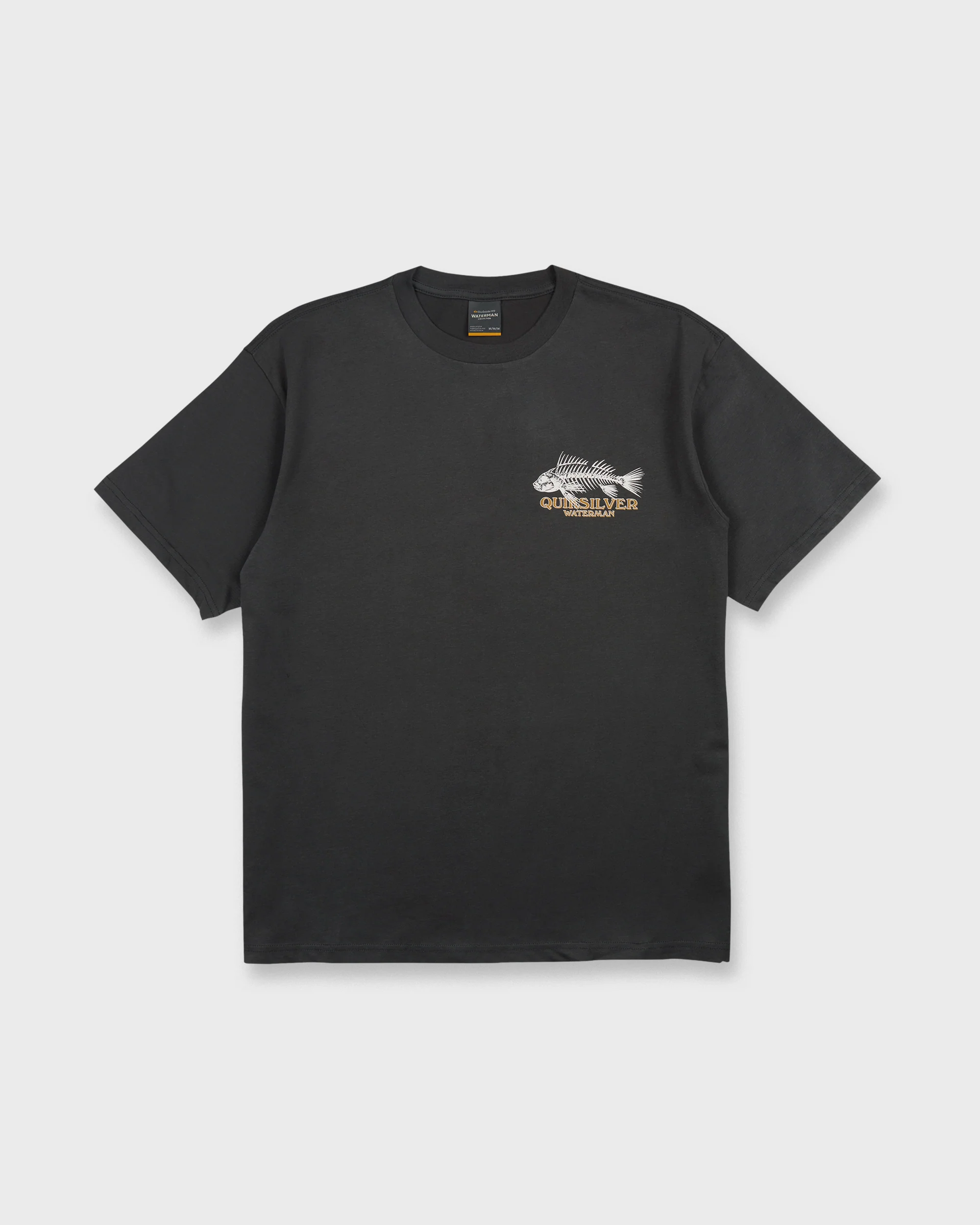 Waterman Fish Bones Short Sleeve Cotton T-Shirt - Phantom 6 Waterman Fish Bones Short Sleeve Cotton T-Shirt - Phantom