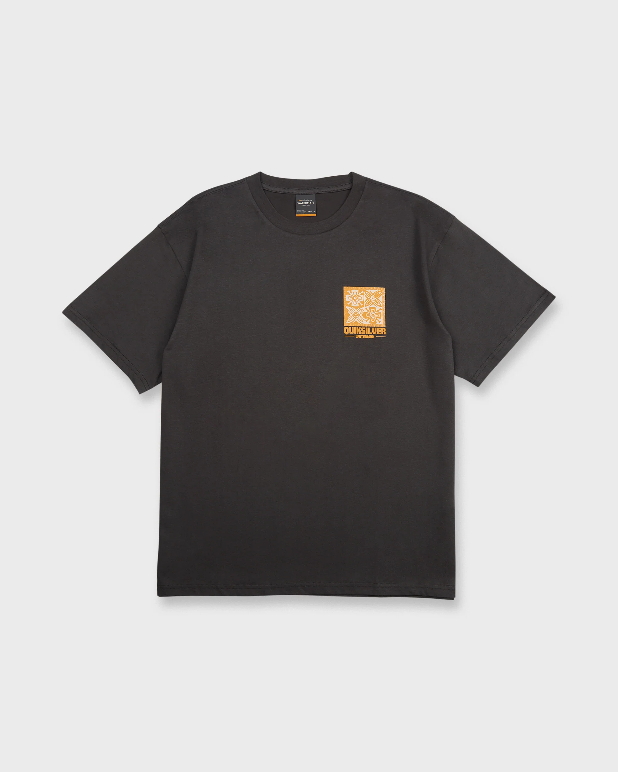 Waterman In The Elements Classic Short Sleeve Cotton T-Shirt - Phantom 7 Waterman In The Elements Classic Short Sleeve Cotton T-Shirt - Phantom