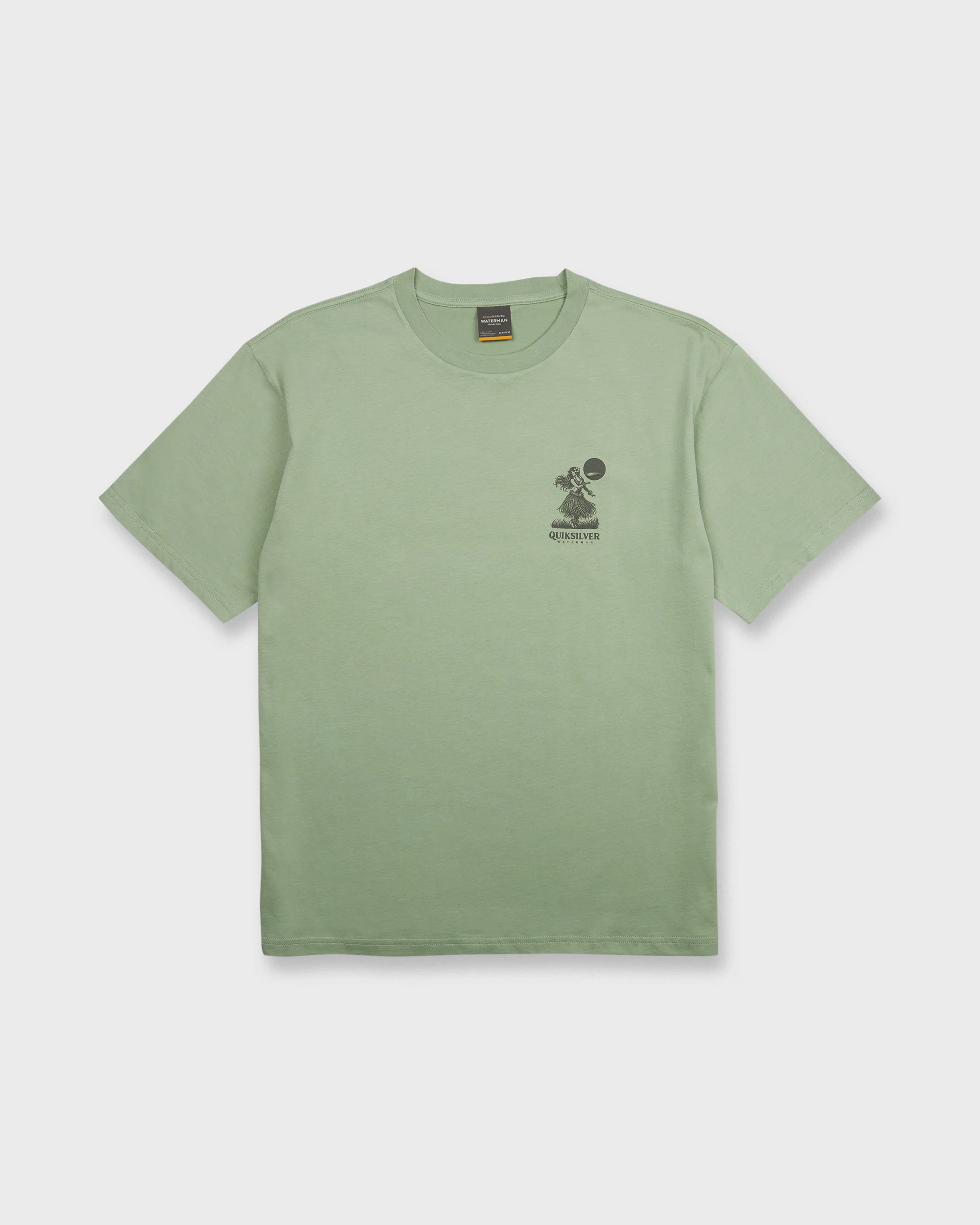 Waterman Lei'd Back Short Sleeve Cotton T-Shirt - Lily Pad 8 Waterman Lei'd Back Short Sleeve Cotton T-Shirt - Lily Pad