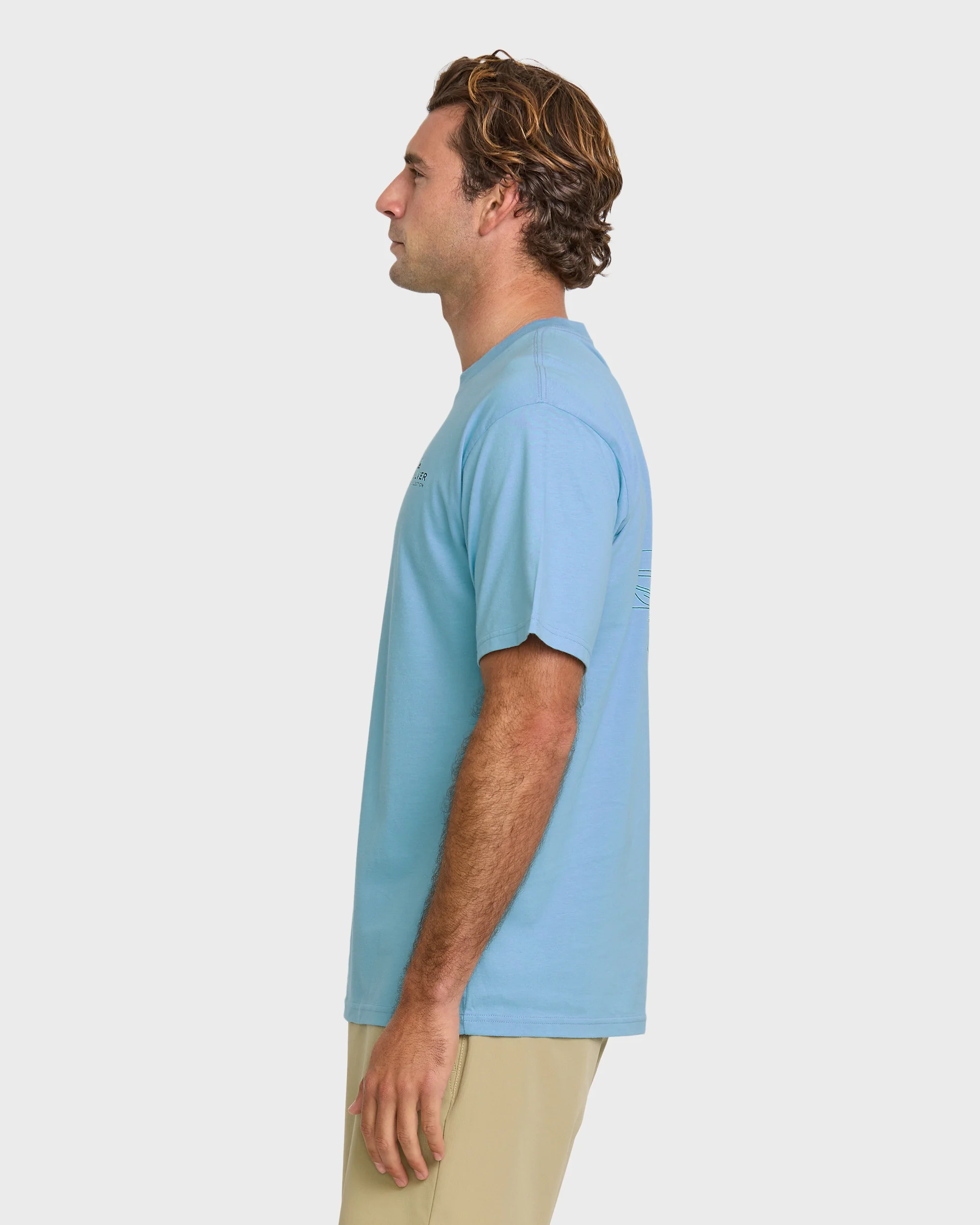 Waterman Fishing Trip Classic T-shirt - Cali Blue 4 Waterman Fishing Trip Classic T-shirt - Cali Blue