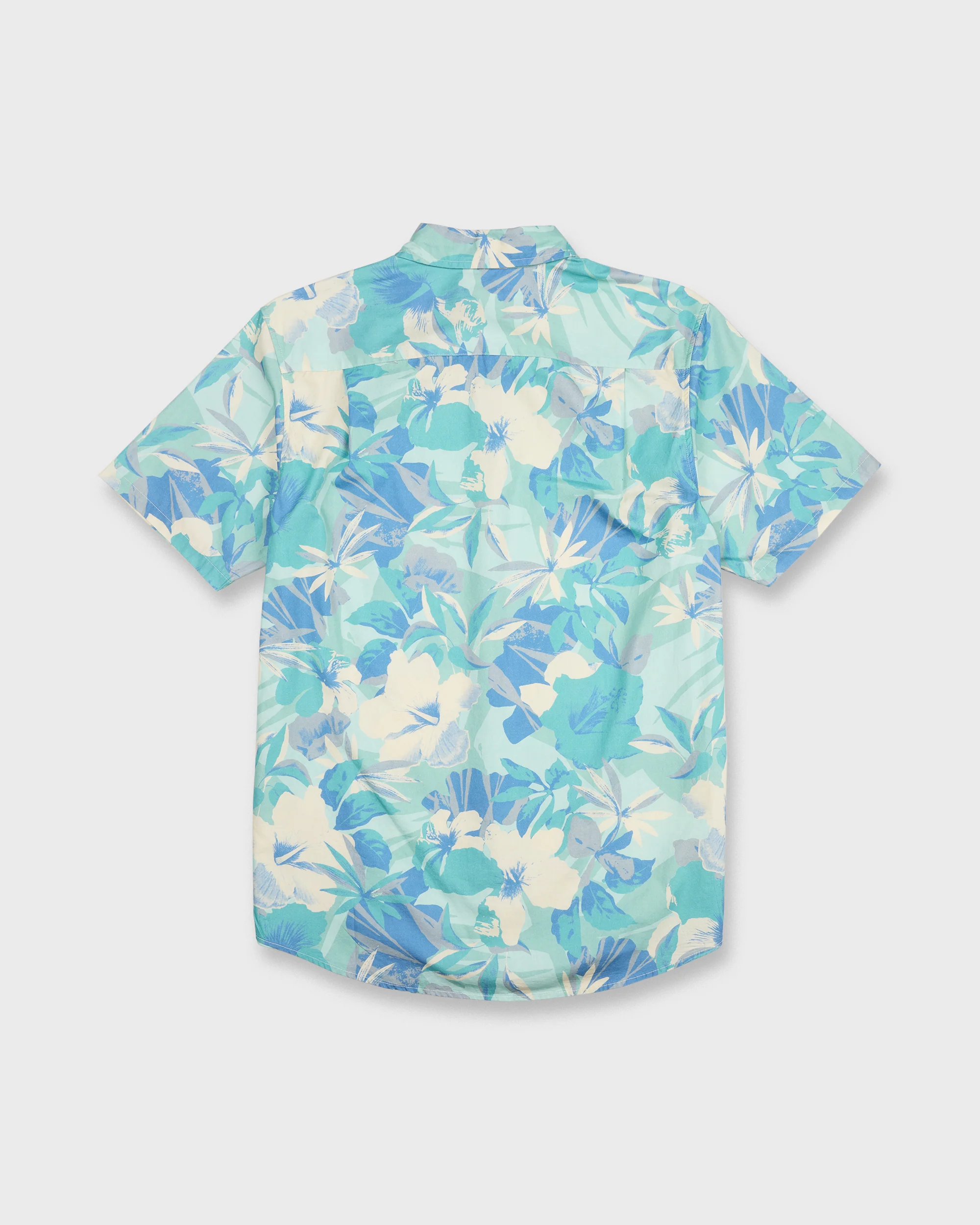 Interact Floral Classic Short Sleeve Shirt - Blue Haze 7 Interact Floral Classic Short Sleeve Shirt - Blue Haze