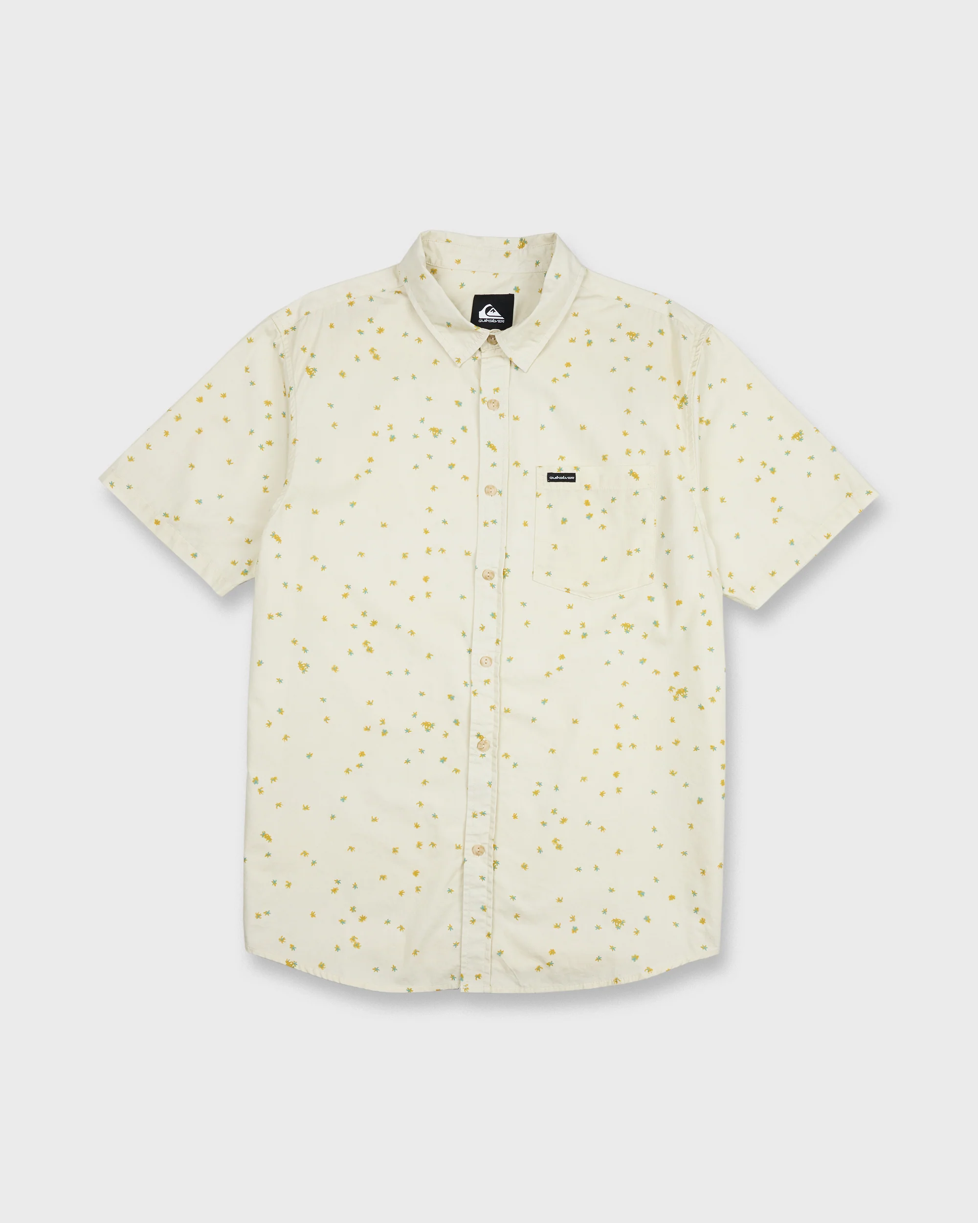 Ditsy Blossom Classic Short Sleeve Shirt - Bone White 6 Ditsy Blossom Classic Short Sleeve Shirt - Bone White