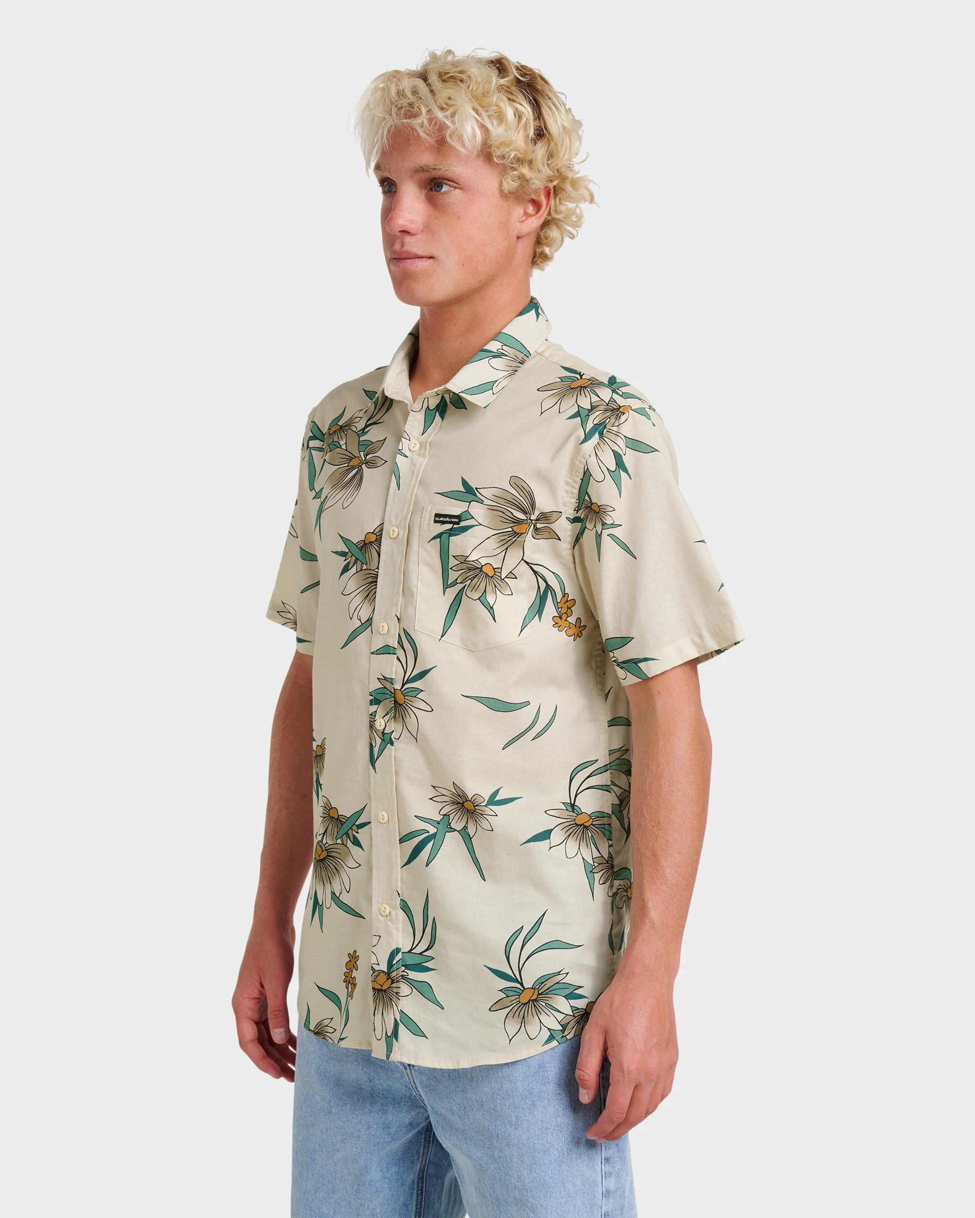Costal Flora Classic Short Sleeve Shirt - Moonstruck 3 Costal Flora Classic Short Sleeve Shirt - Moonstruck