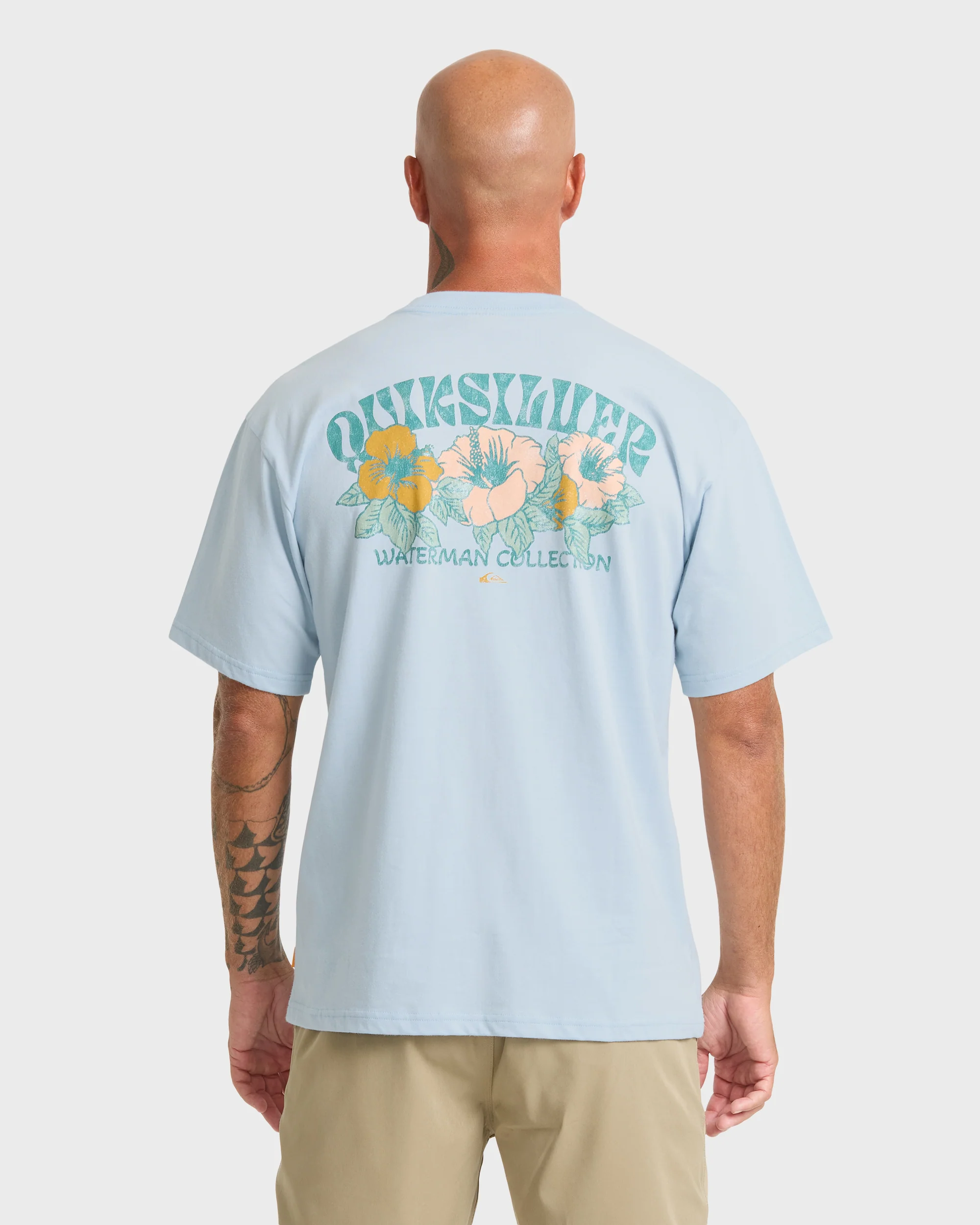 Waterman Las Flores Sueded Short Sleeve T-Shirt - Skyway 2 Waterman Las Flores Sueded Short Sleeve T-Shirt - Skyway
