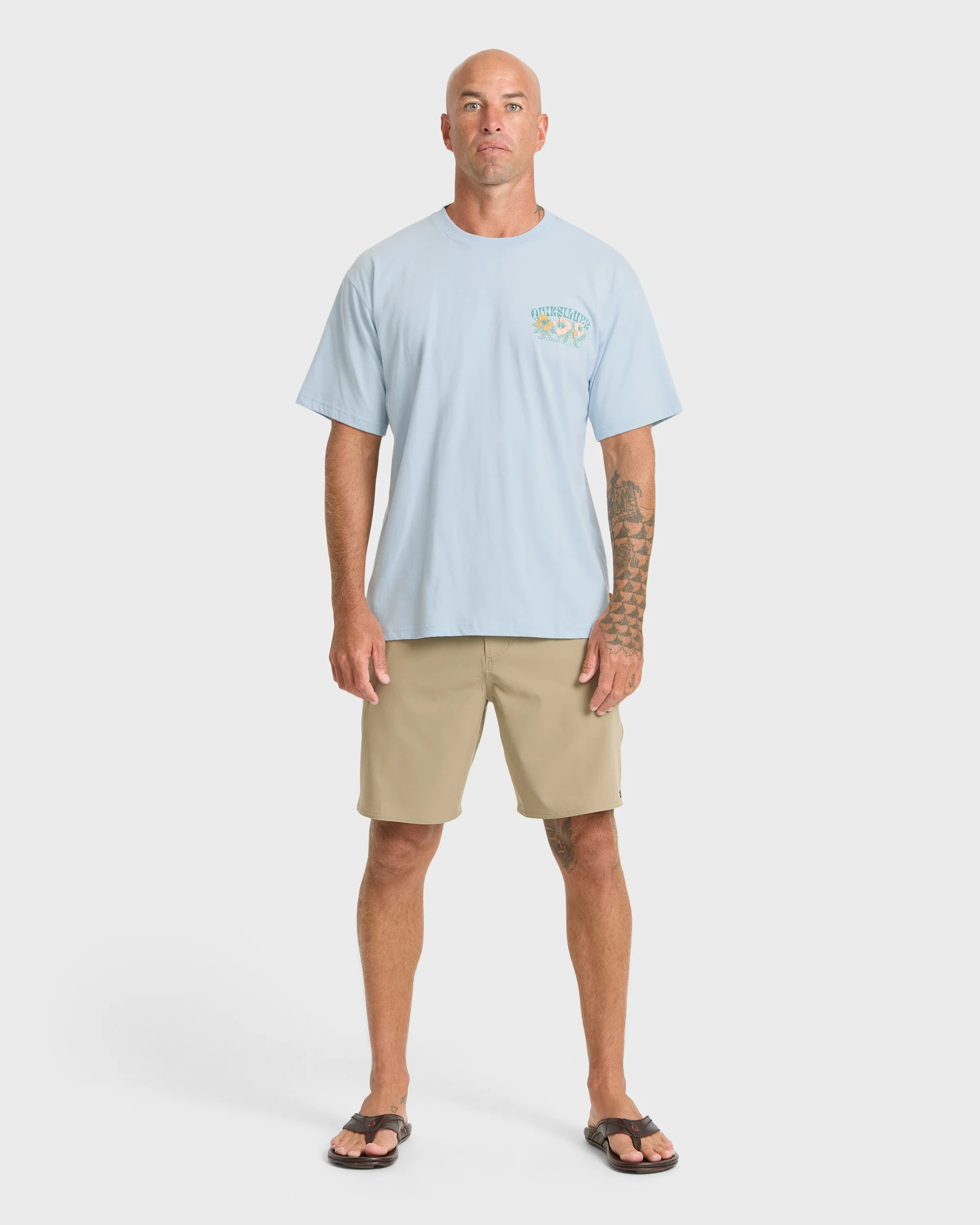 Waterman Las Flores Sueded Short Sleeve T-Shirt - Skyway 3 Waterman Las Flores Sueded Short Sleeve T-Shirt - Skyway