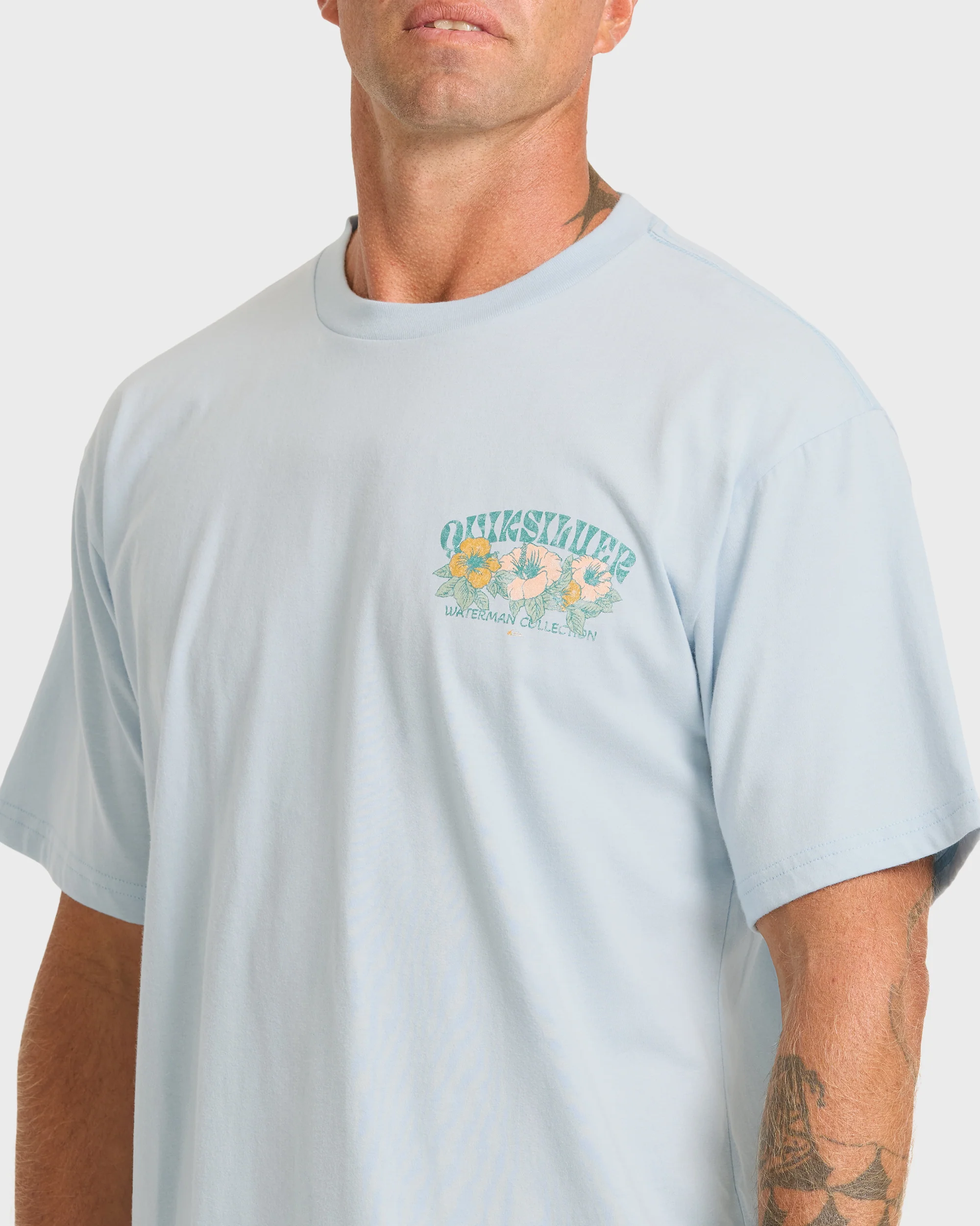 Waterman Las Flores Sueded Short Sleeve T-Shirt - Skyway 5 Waterman Las Flores Sueded Short Sleeve T-Shirt - Skyway