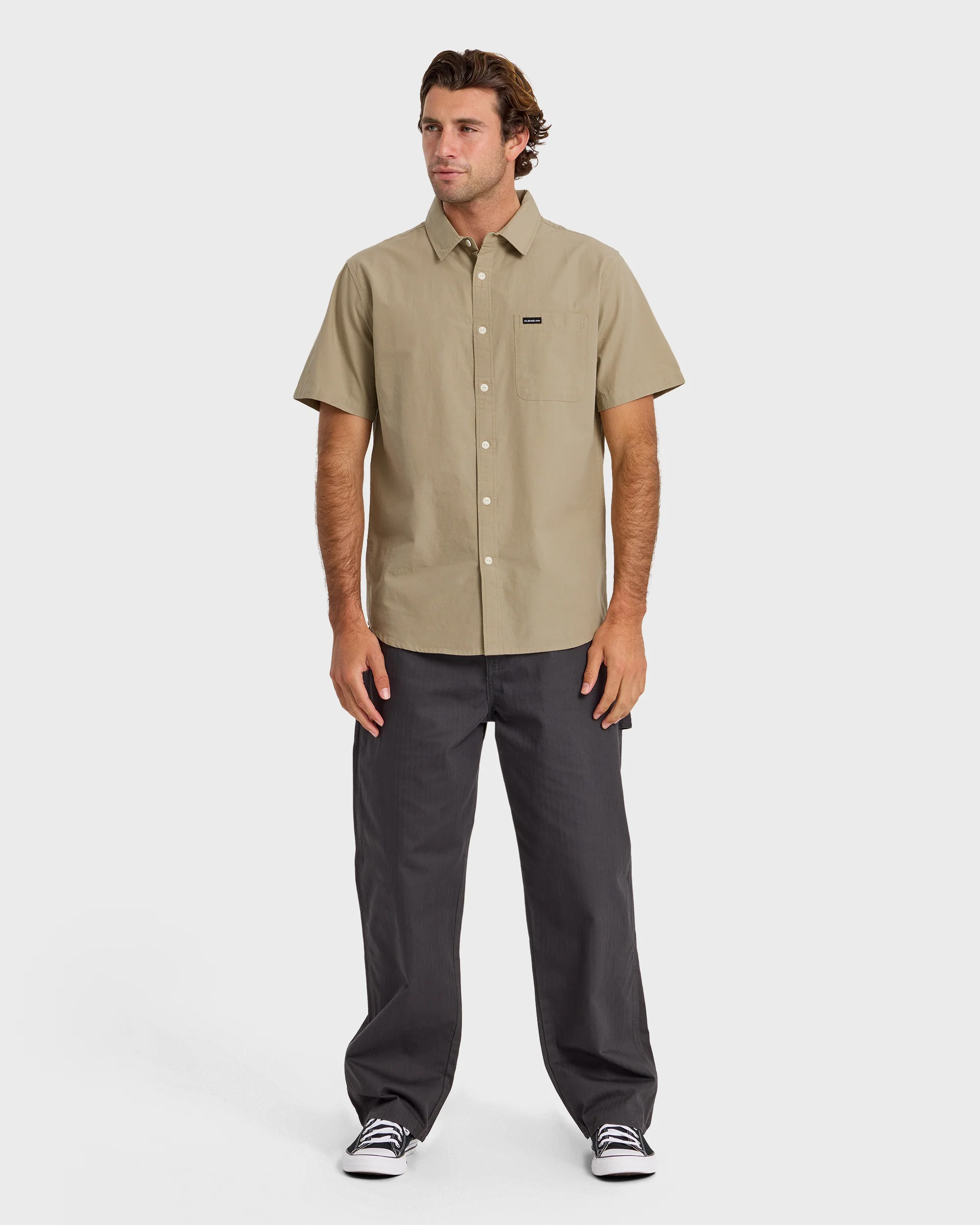 Shore Break Classic Short Sleeve Button-Up Shirt - Seneca Rock 3 Shore Break Classic Short Sleeve Button-Up Shirt - Seneca Rock