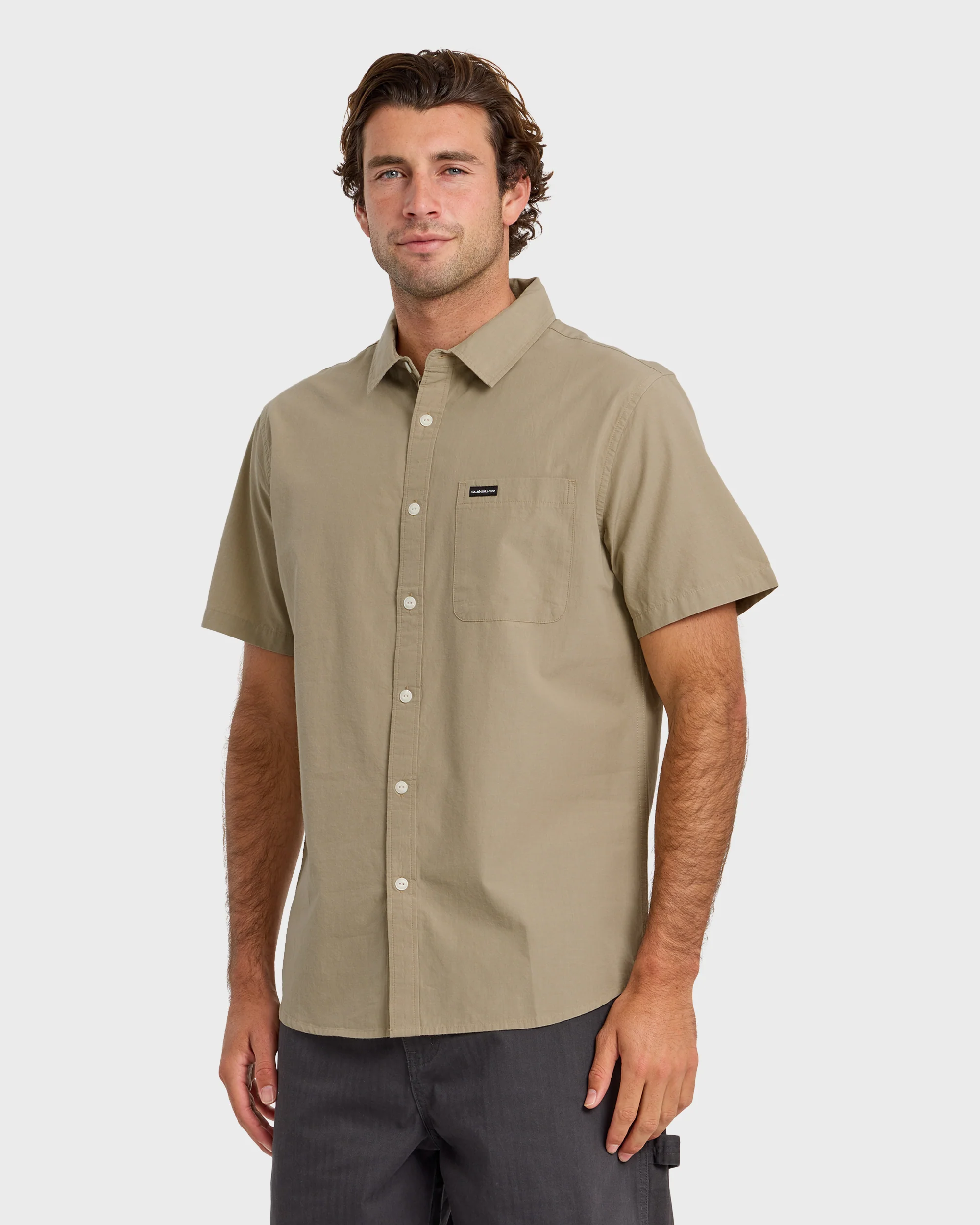 Shore Break Classic Short Sleeve Button-Up Shirt - Seneca Rock 4 Shore Break Classic Short Sleeve Button-Up Shirt - Seneca Rock