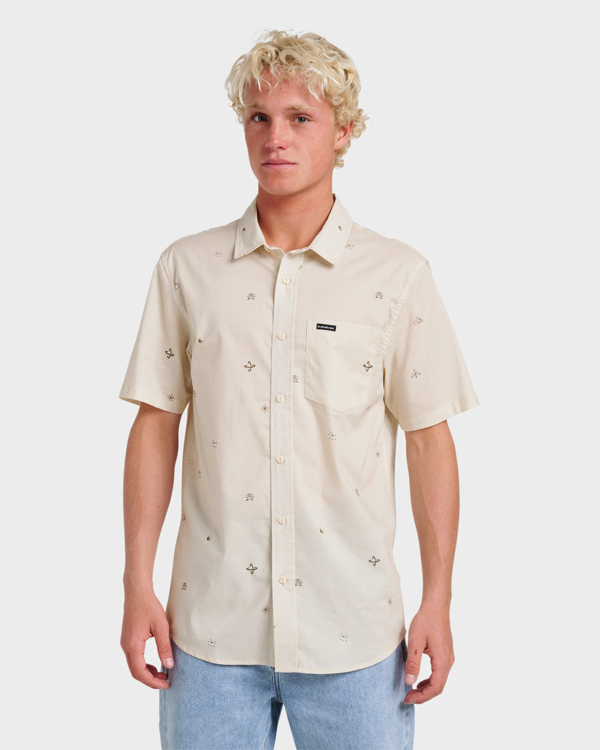 Mini Dimensions Classic Short Sleeve Shirt - Silver Birch 1 Mini Dimensions Classic Short Sleeve Shirt - Silver Birch