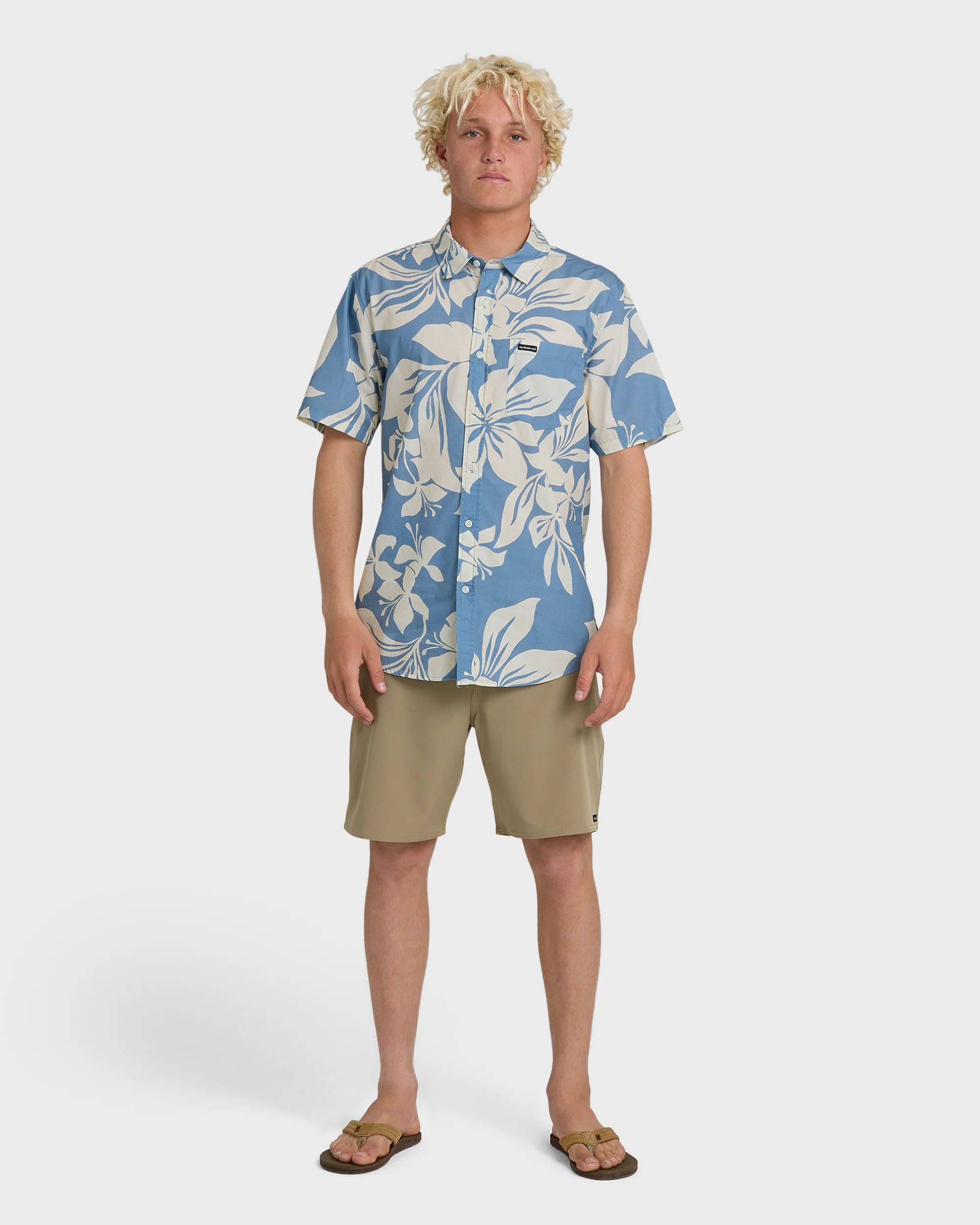 Kailua Classic Printed Short Sleeve Shirt - Riviera 3 Kailua Classic Printed Short Sleeve Shirt - Riviera