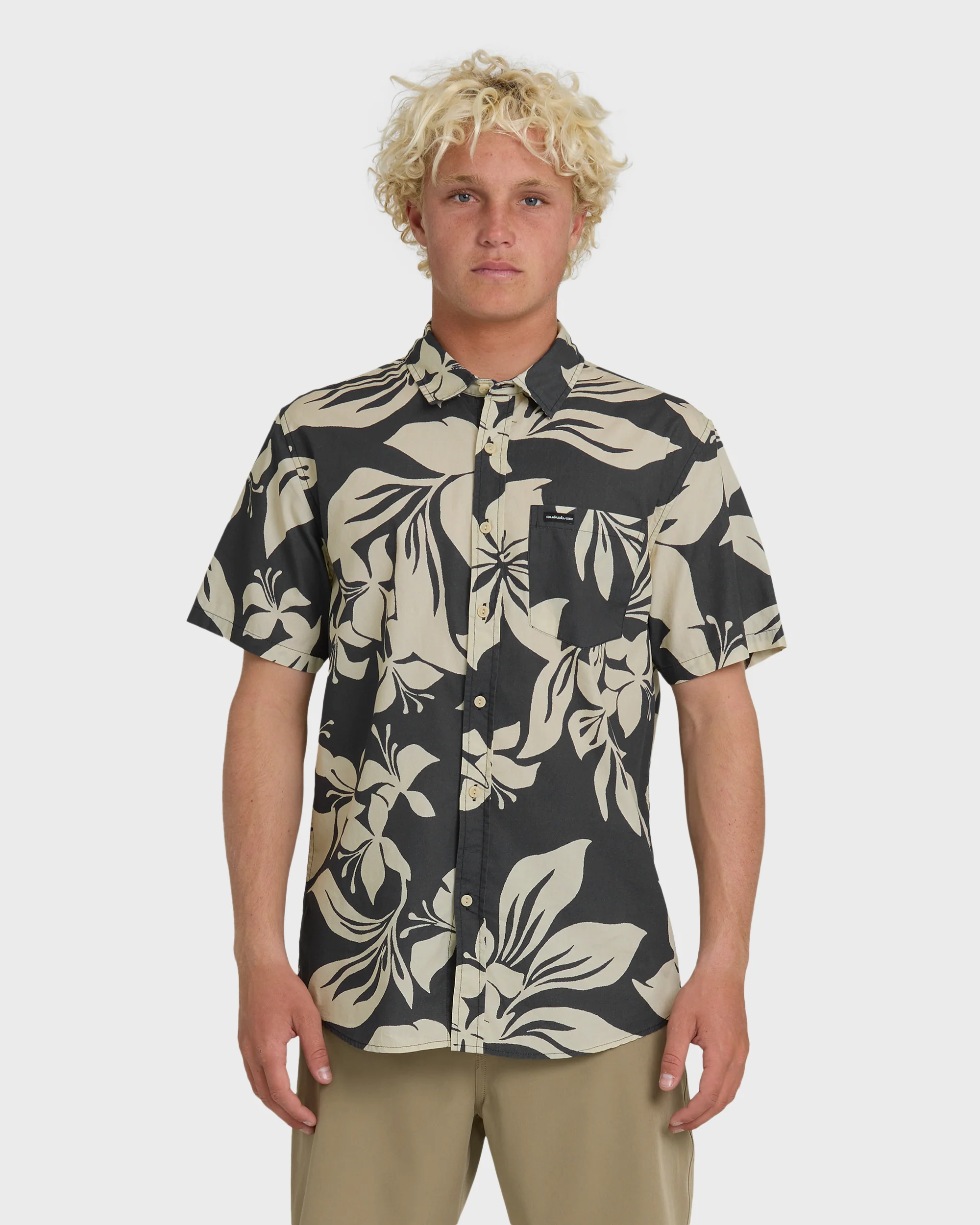 Kailua Classic Printed Short Sleeve Shirt - Iron Gate
