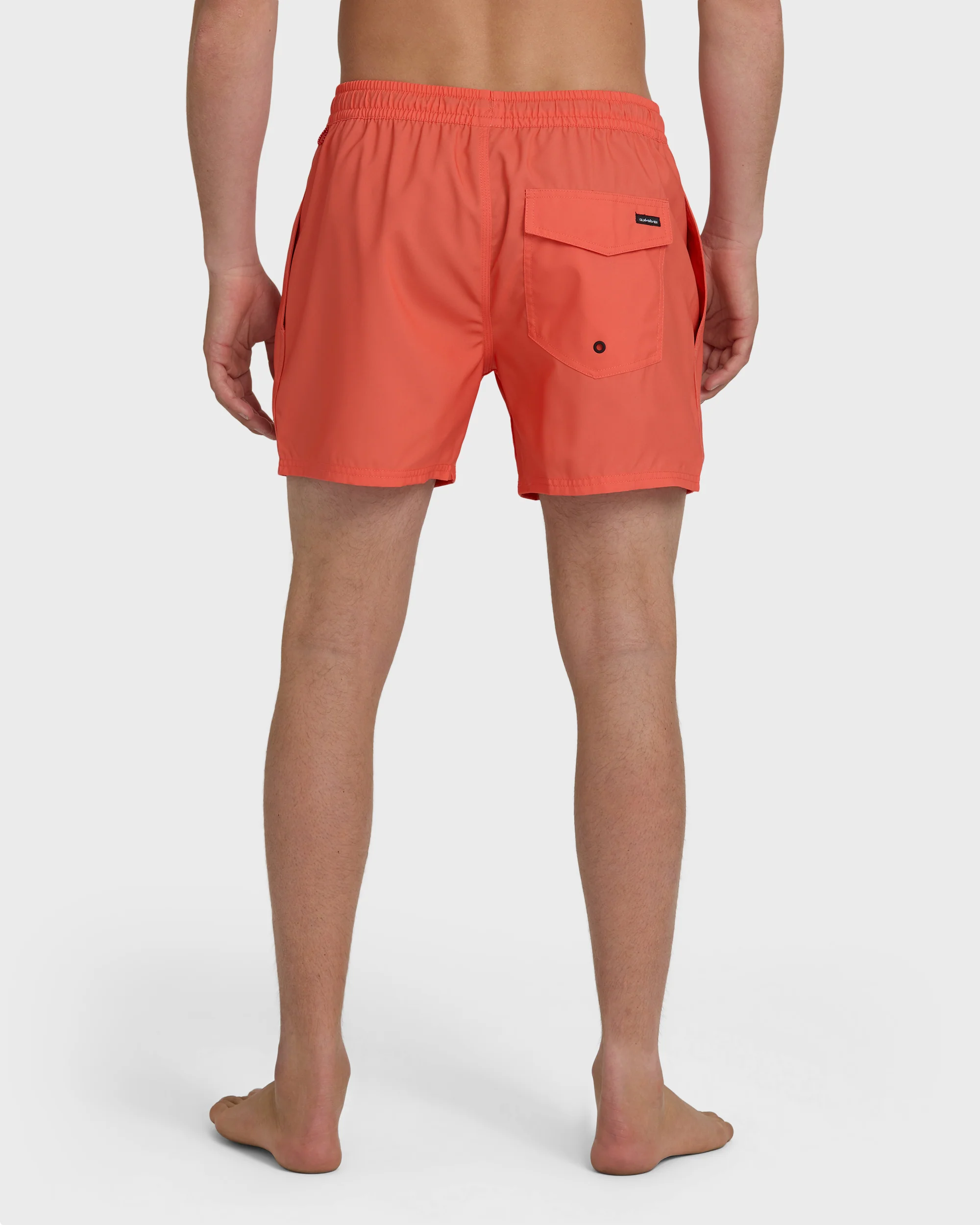 Everyday Solid 15" Swim Trunks - Hot Coral 2 Everyday Solid 15" Swim Trunks - Hot Coral