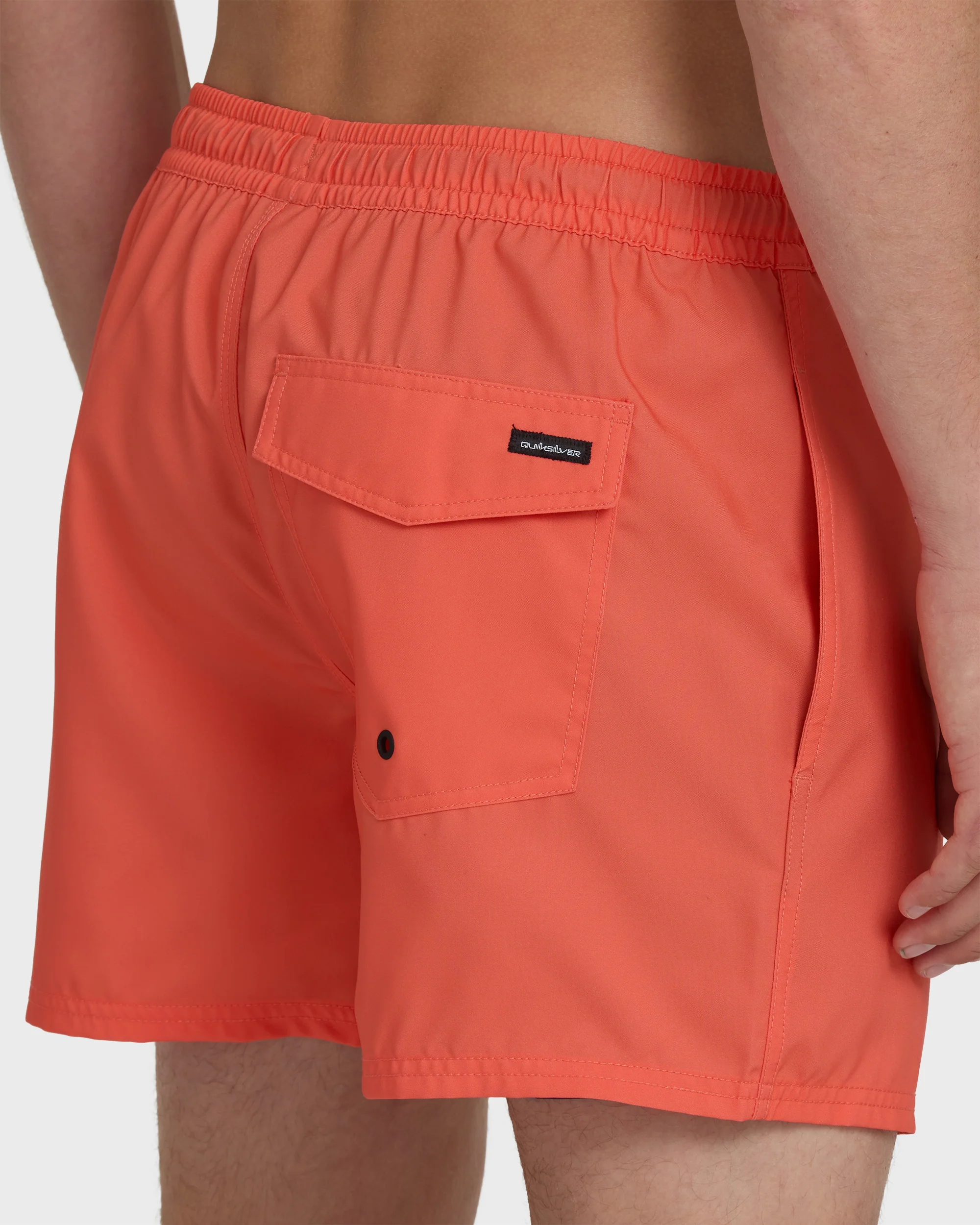 Everyday Solid 15" Swim Trunks - Hot Coral 5 Everyday Solid 15" Swim Trunks - Hot Coral