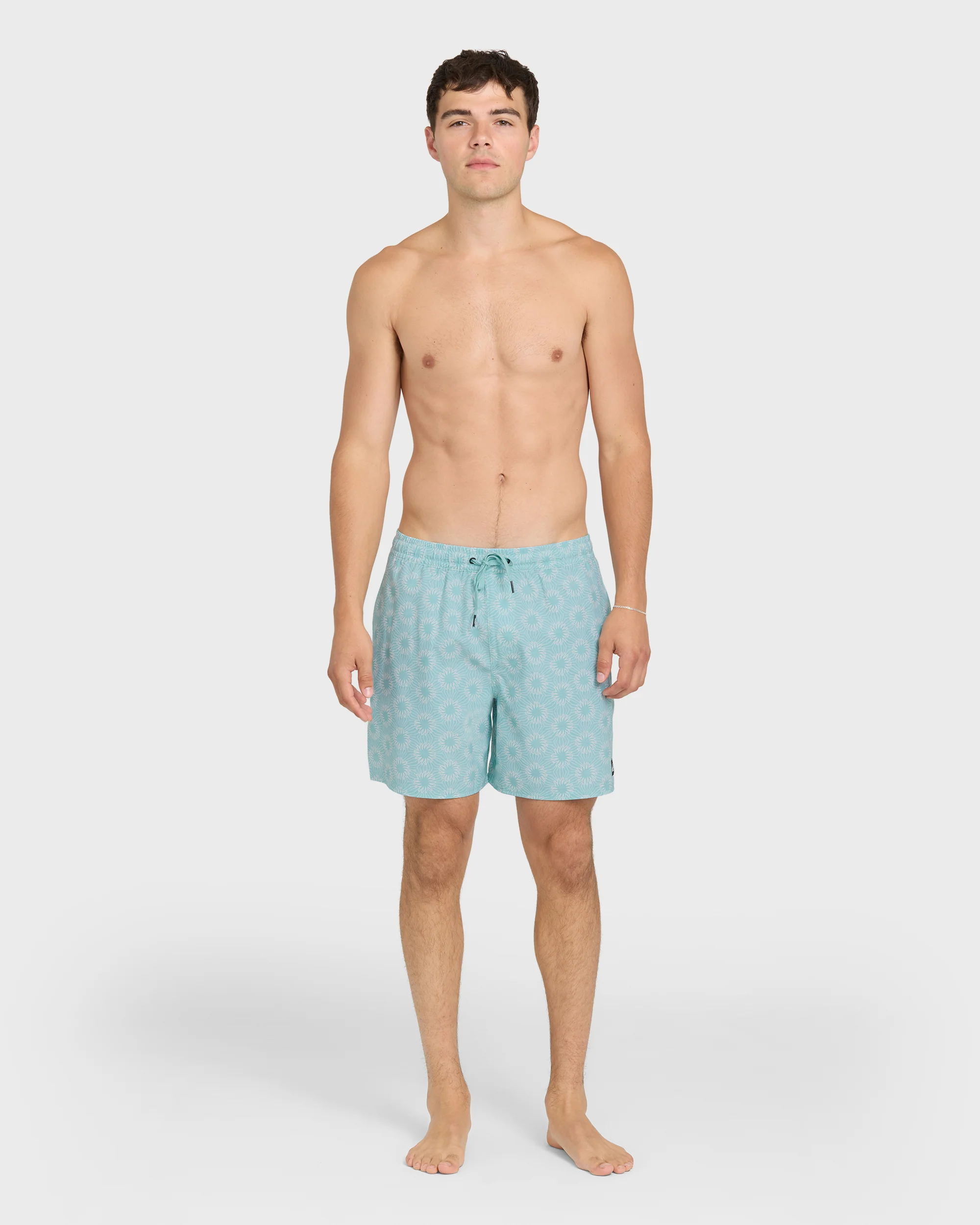 Ocean Mayhem 17" Swim Trunks - Aqua 3 Ocean Mayhem 17" Swim Trunks - Aqua