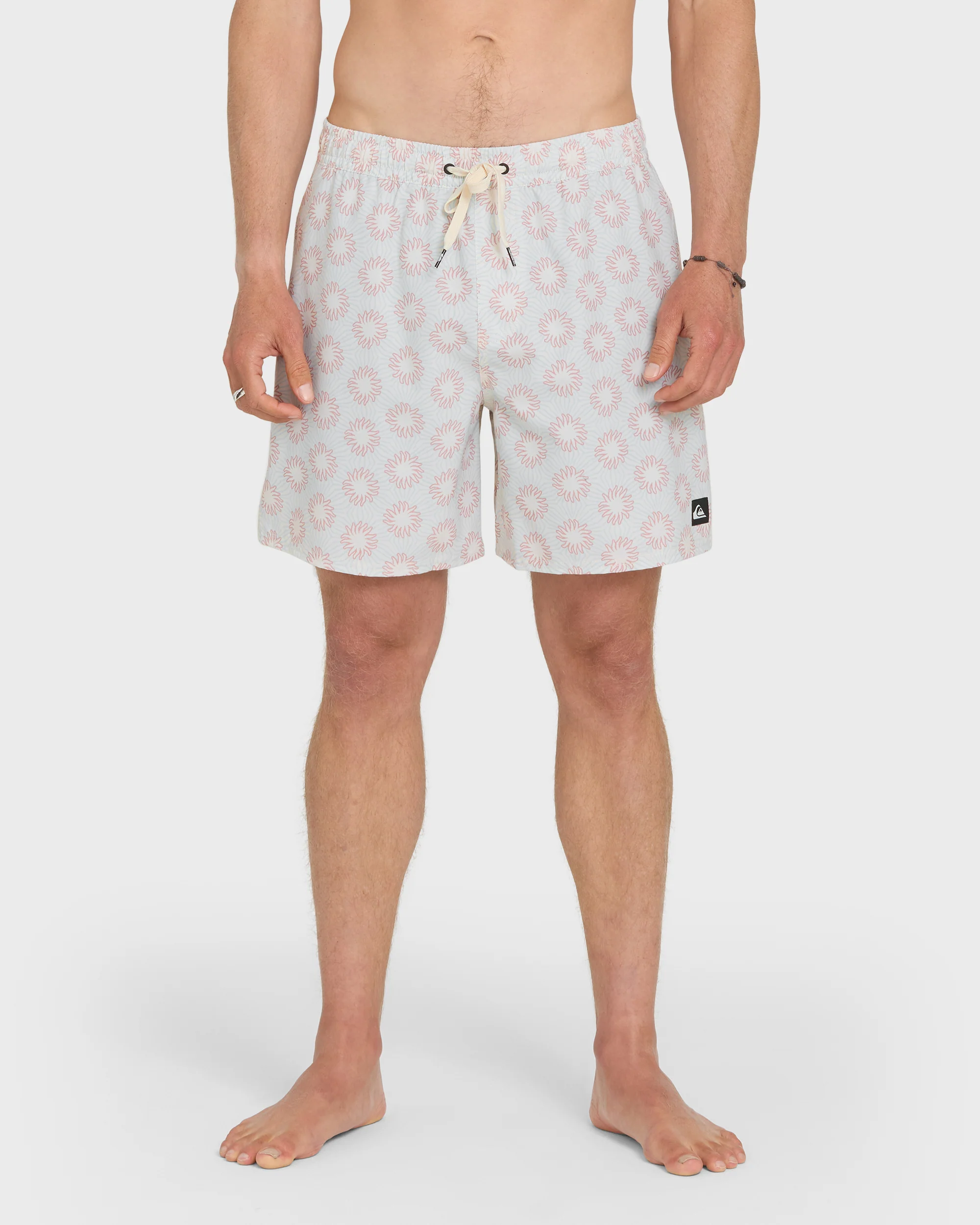 Ocean Mayhem 17" Swim Trunks - Bone White 1 Ocean Mayhem 17" Swim Trunks - Bone White