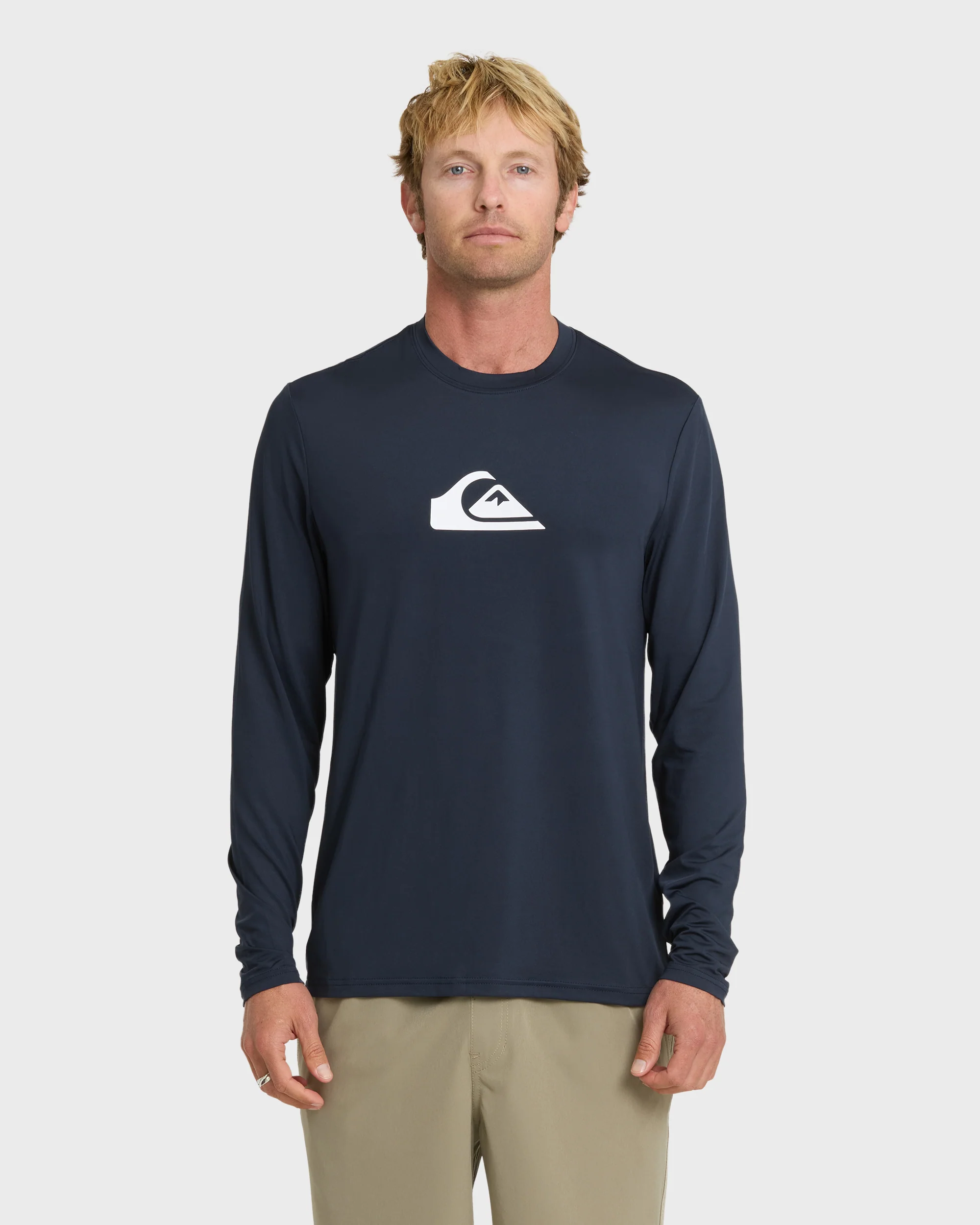 Comp Logo Large Logo Long Sleeve Rashguard - Navy