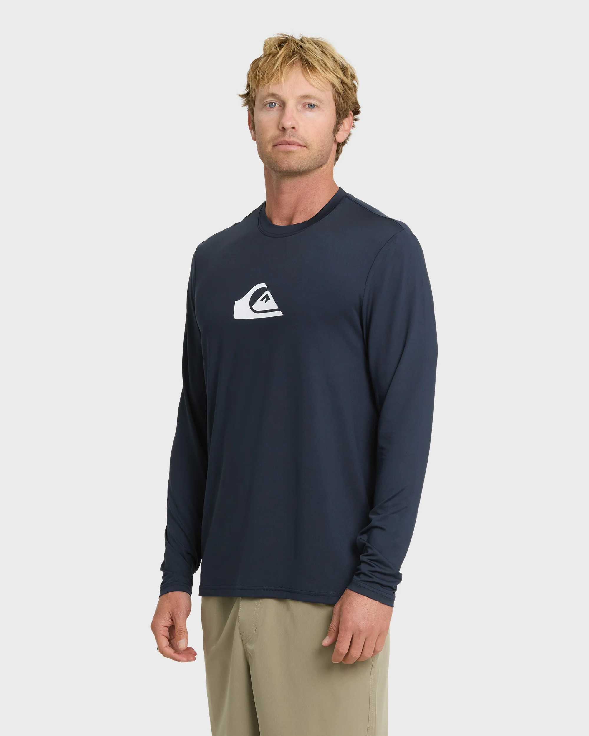 Comp Logo Large Logo Long Sleeve Rashguard - Navy 4 Comp Logo Large Logo Long Sleeve Rashguard - Navy