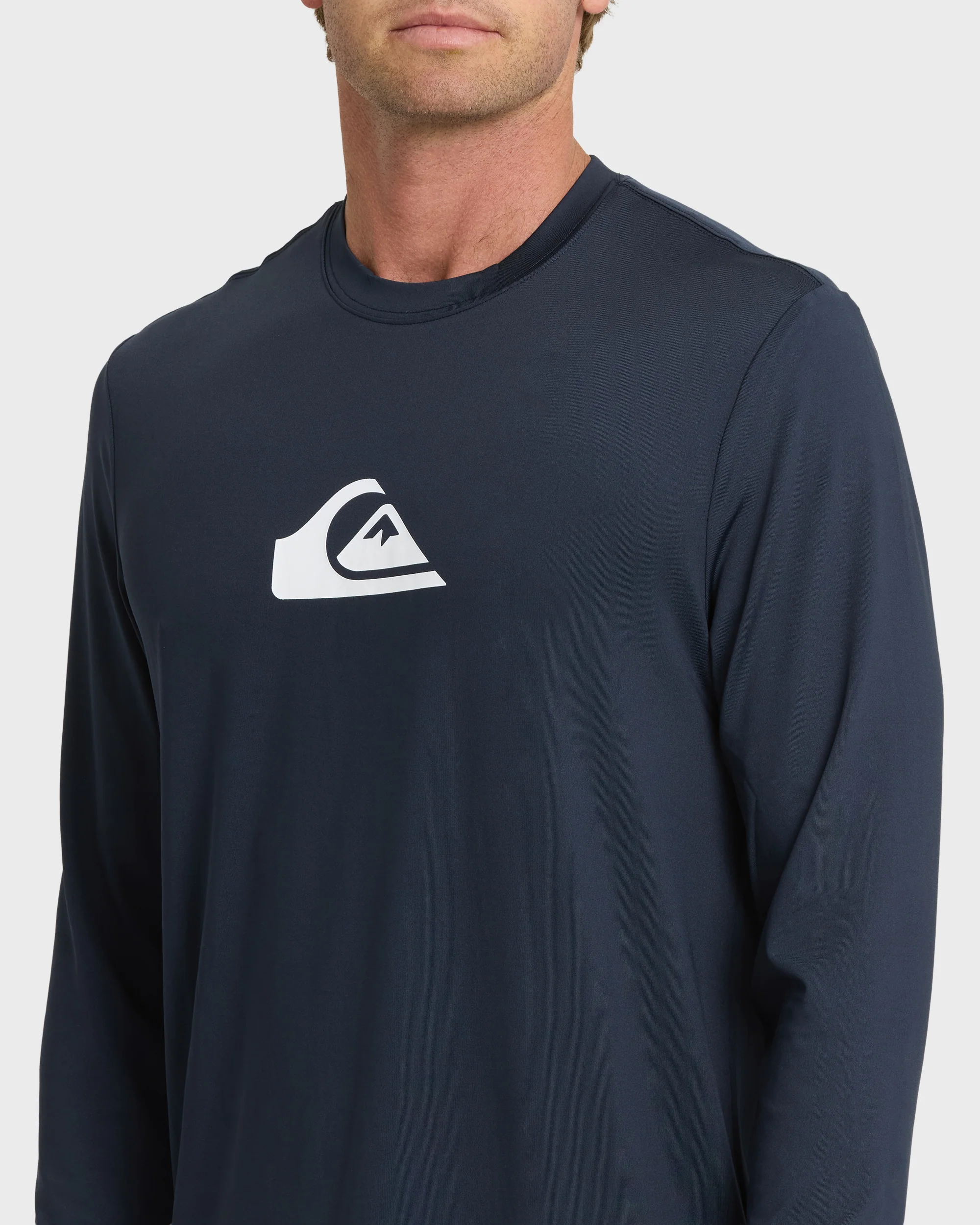 Comp Logo Large Logo Long Sleeve Rashguard - Navy 5 Comp Logo Large Logo Long Sleeve Rashguard - Navy