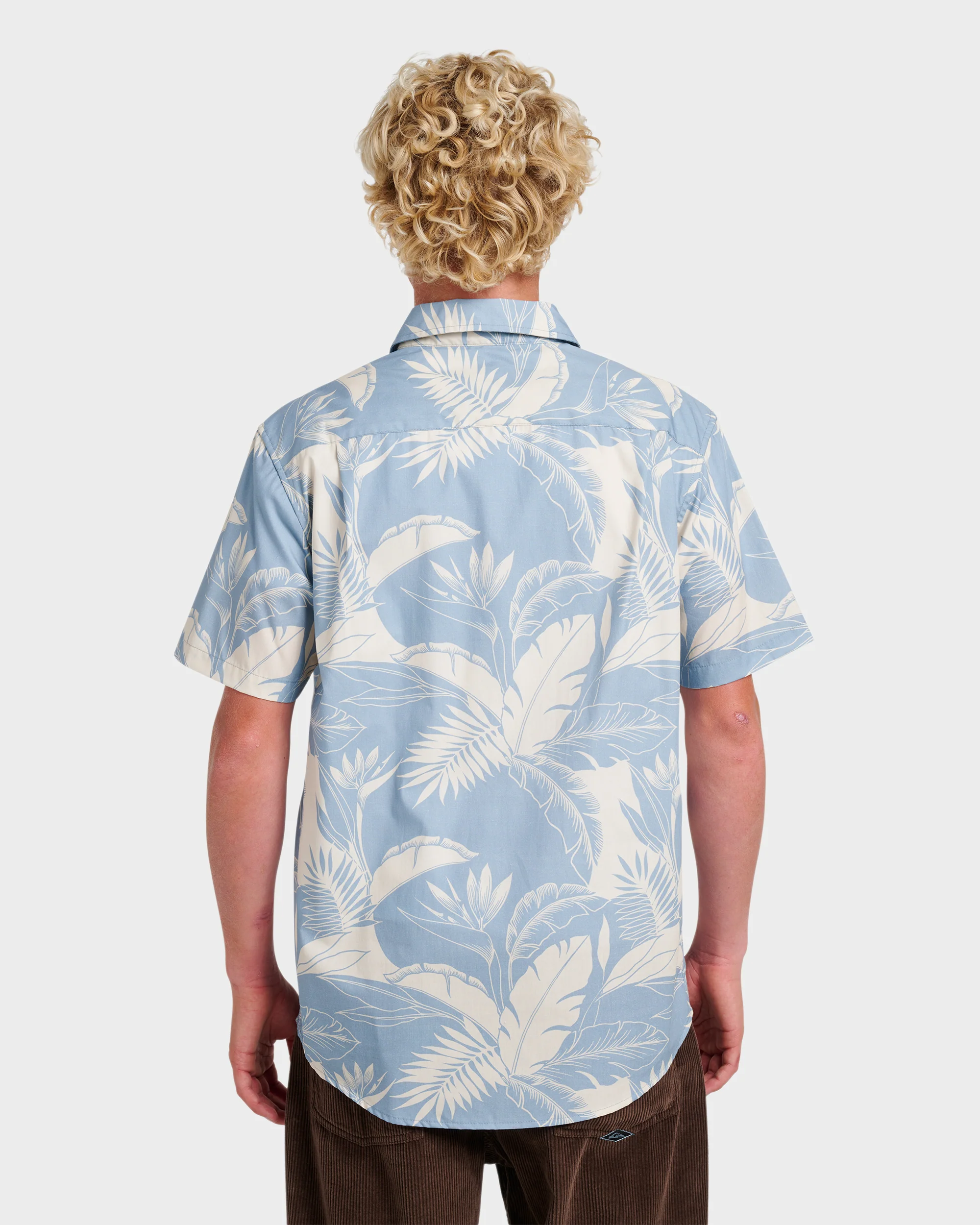 Kahanu Classic Short Sleeve Shirt - Ashley Blue 2 Kahanu Classic Short Sleeve Shirt - Ashley Blue
