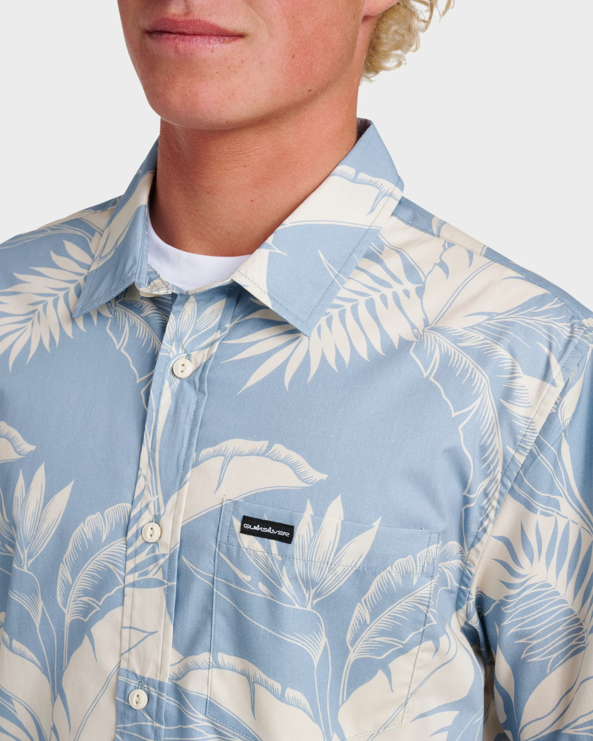 Kahanu Classic Short Sleeve Shirt - Ashley Blue 4 Kahanu Classic Short Sleeve Shirt - Ashley Blue