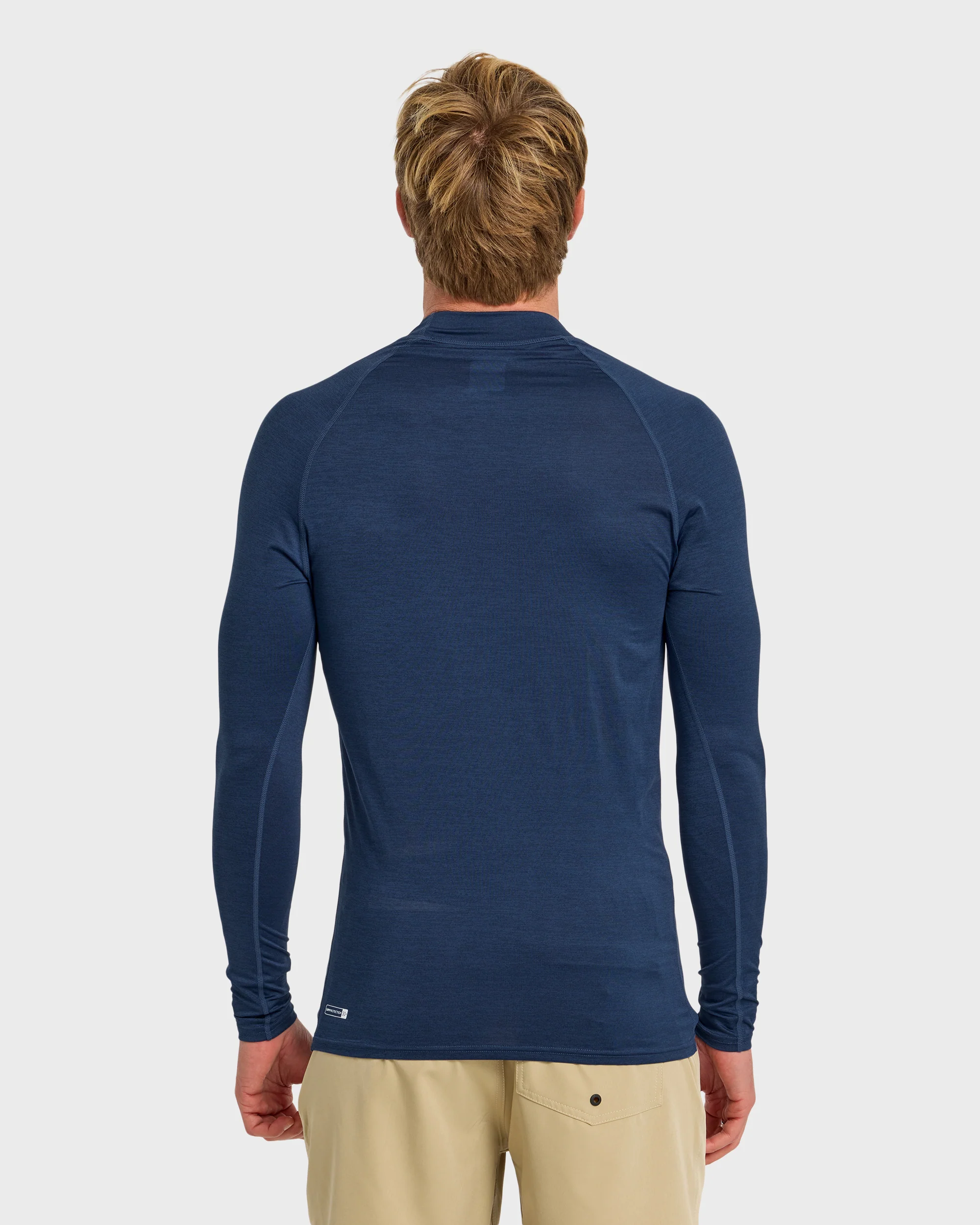 Everyday UPF 50 Long Sleeve Rashguard - Navy Heather 2 Everyday UPF 50 Long Sleeve Rashguard - Navy Heather