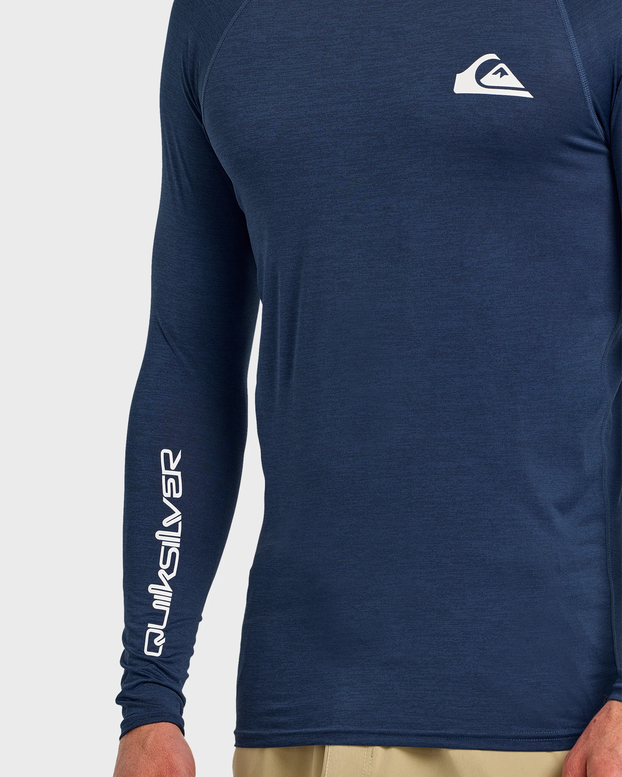 Everyday UPF 50 Long Sleeve Rashguard - Navy Heather 6 Everyday UPF 50 Long Sleeve Rashguard - Navy Heather