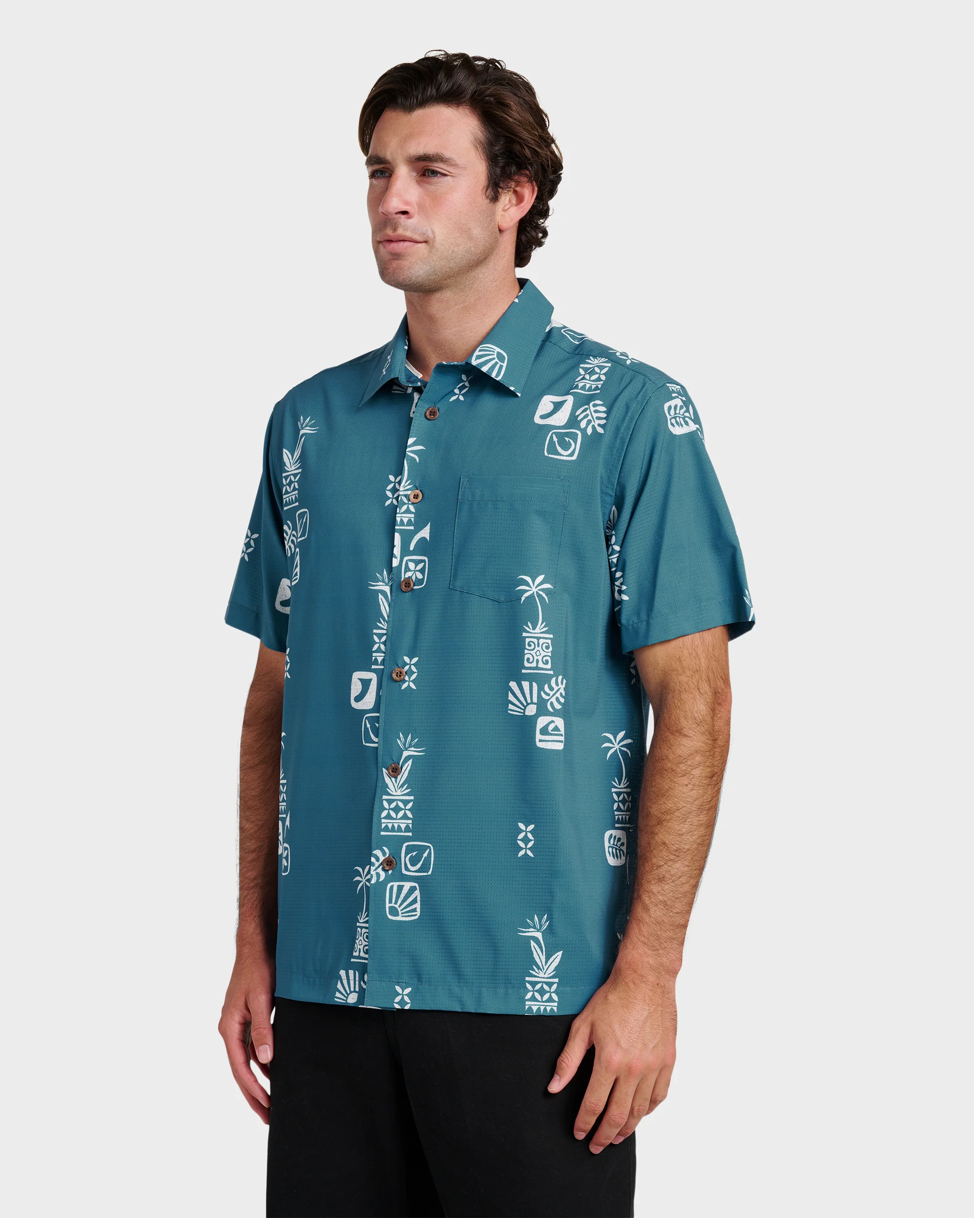 Waterman Mystic Fin Shirt - Real Teal 3 Waterman Mystic Fin Shirt - Real Teal