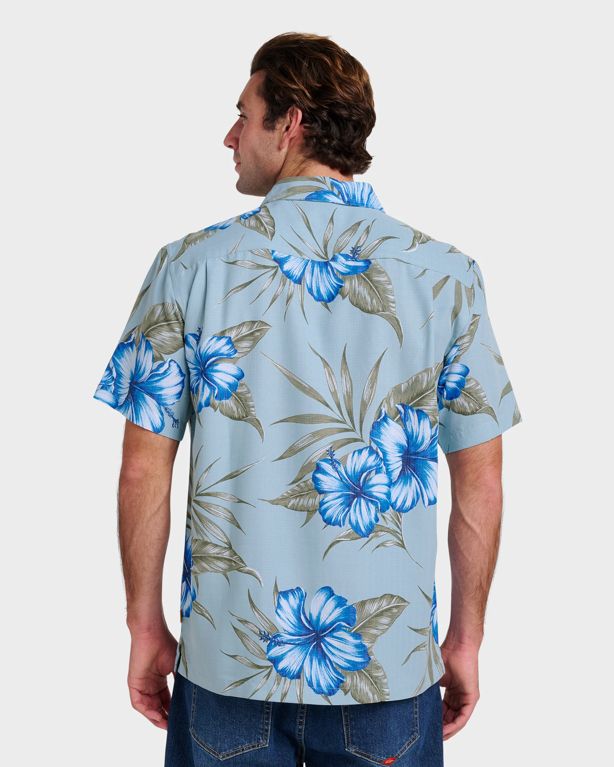 Waterman Tropical Dream Shirt - Sterling Blue 2 Waterman Tropical Dream Shirt - Sterling Blue