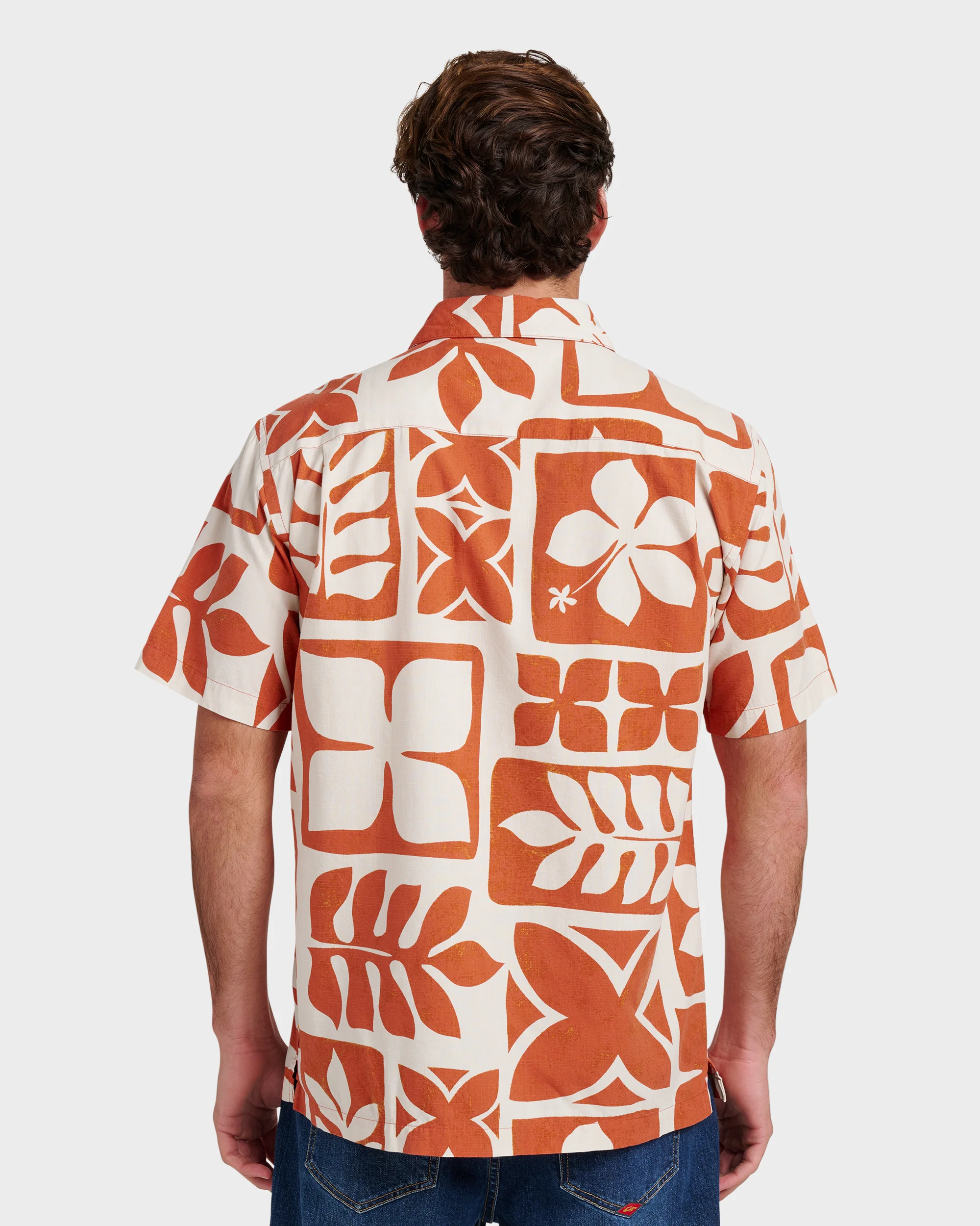 Waterman Tiki Island Shirt - Hot Sauce 2 Waterman Tiki Island Shirt - Hot Sauce