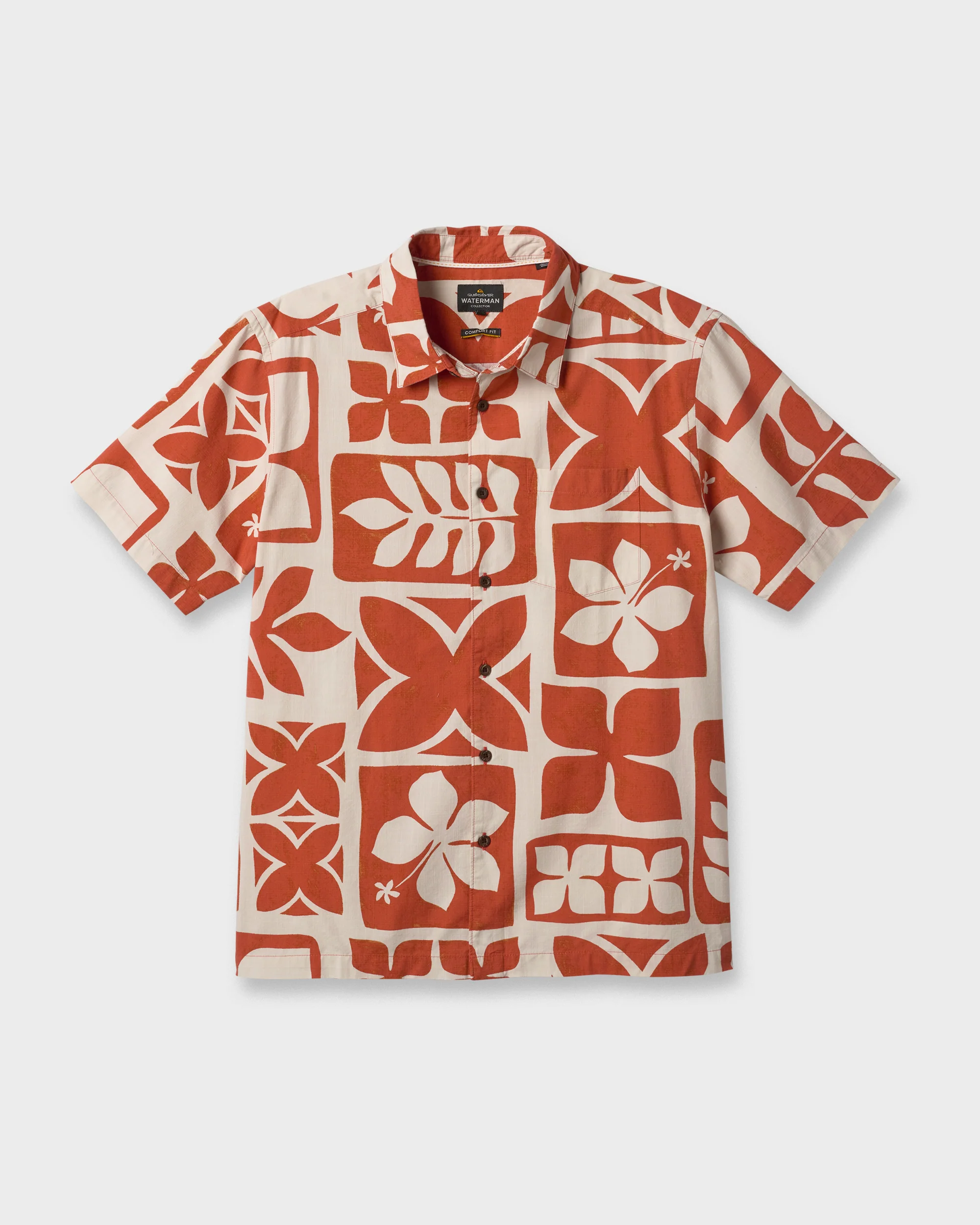 Waterman Tiki Island Shirt - Hot Sauce 5 Waterman Tiki Island Shirt - Hot Sauce