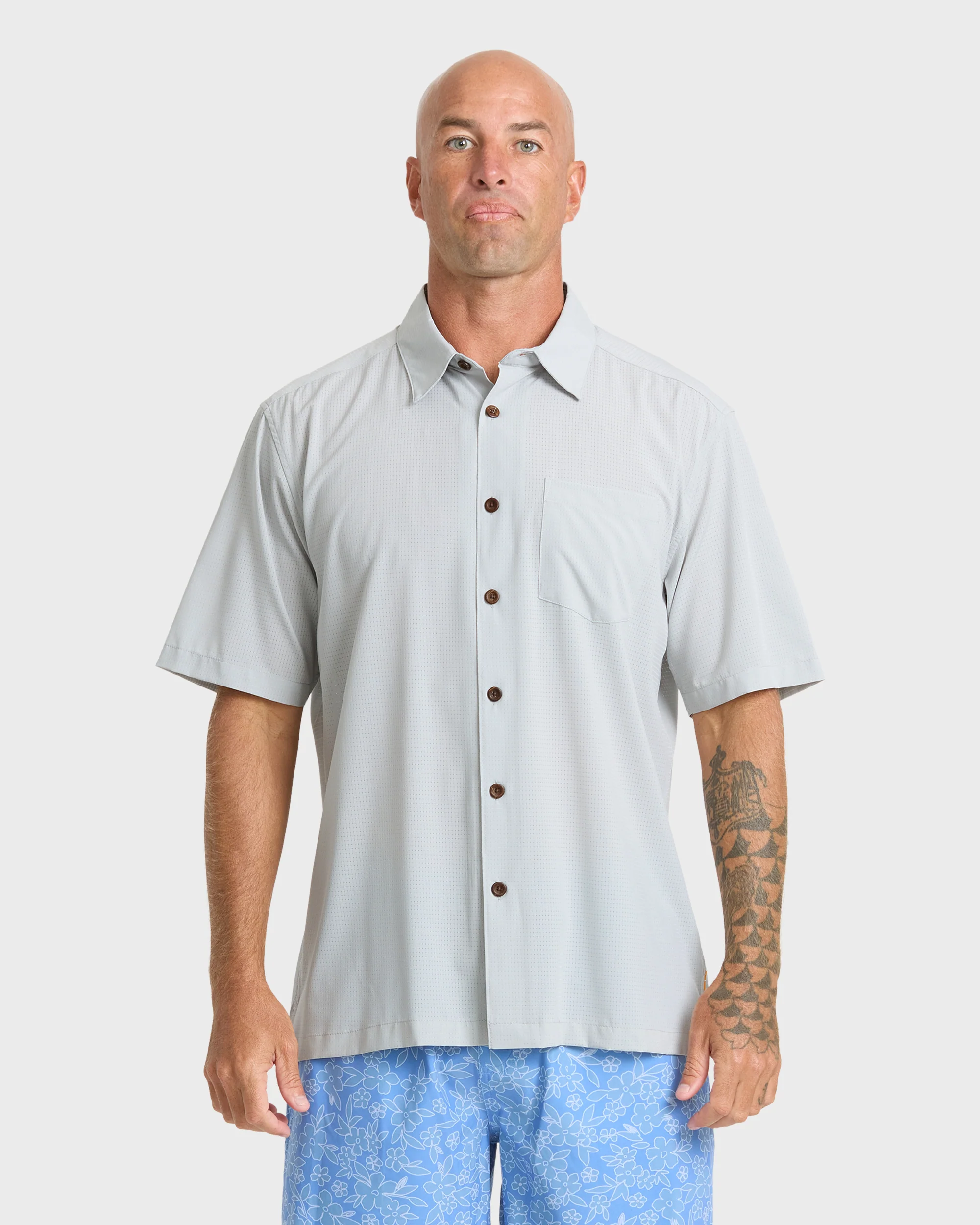Mens Chaser SS Short Sleeve Woven Shirt (High Rise) 1 Mens Chaser SS Short Sleeve Woven Shirt (High Rise)