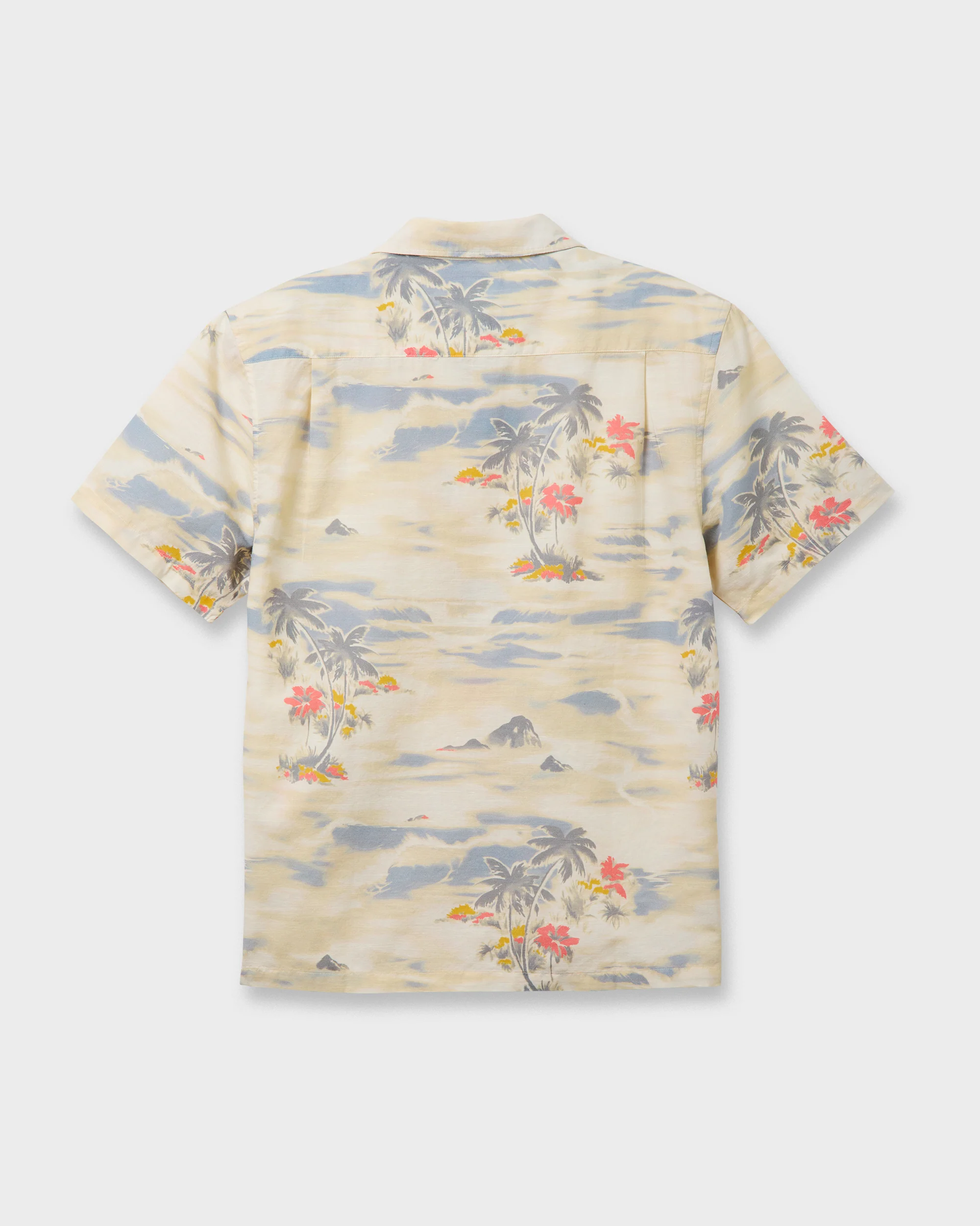 Tropical Surf Casual Short Sleeve Shirt - Birch 6 Tropical Surf Casual Short Sleeve Shirt - Birch