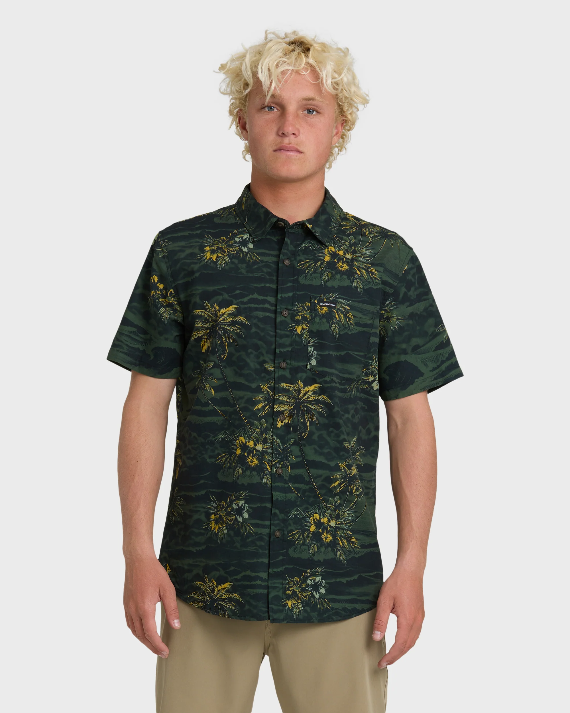 Sundown Stretch Classic Short Sleeve Shirt - Anthracite 1 Sundown Stretch Classic Short Sleeve Shirt - Anthracite